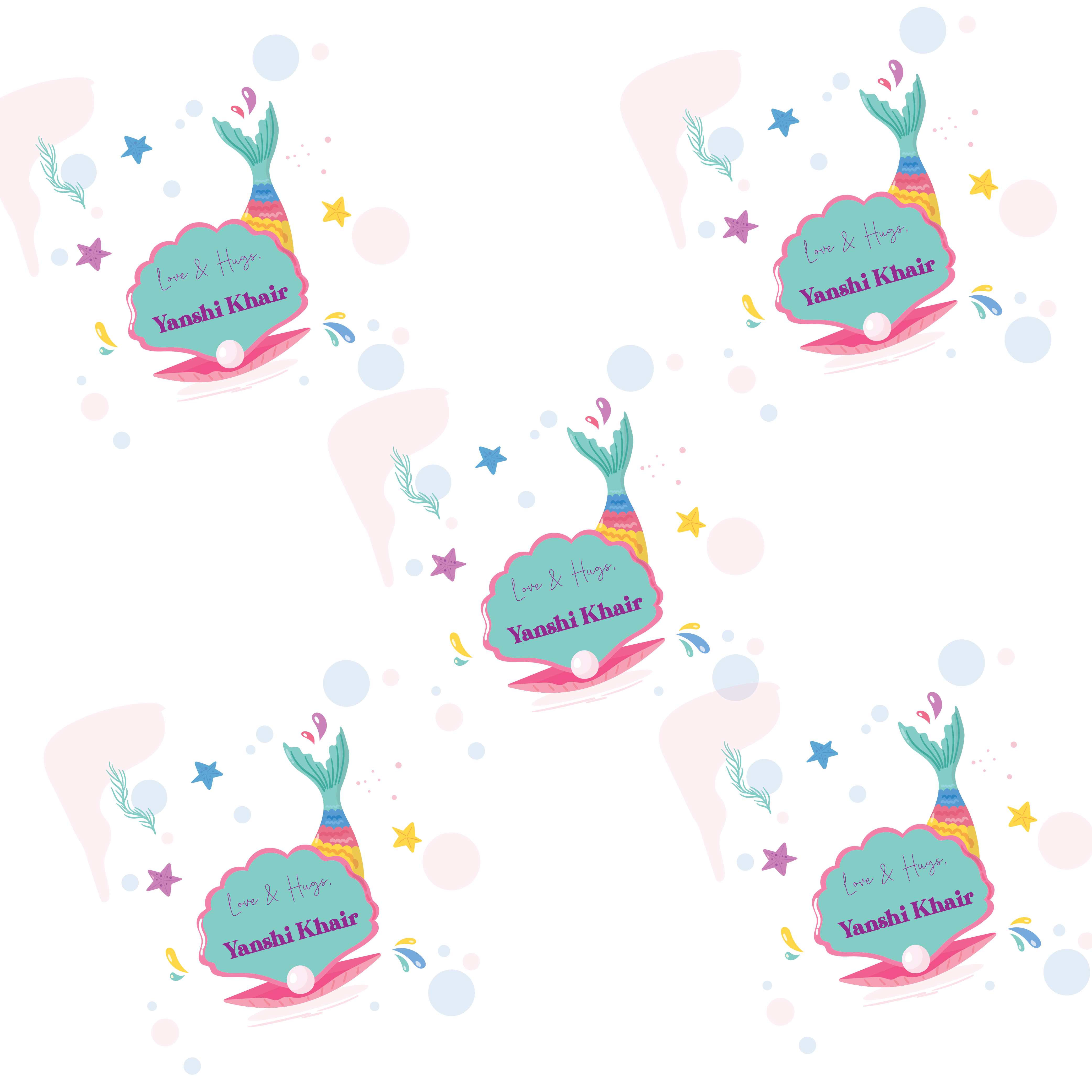 Personalised Gift Wrapping Paper (Girl)