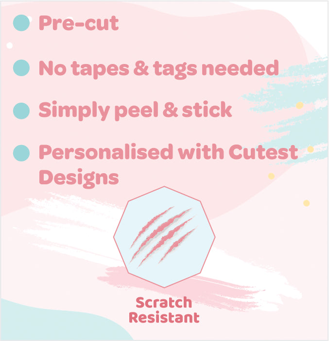 Personalised Gift Sticker - Mughal - Set of 60