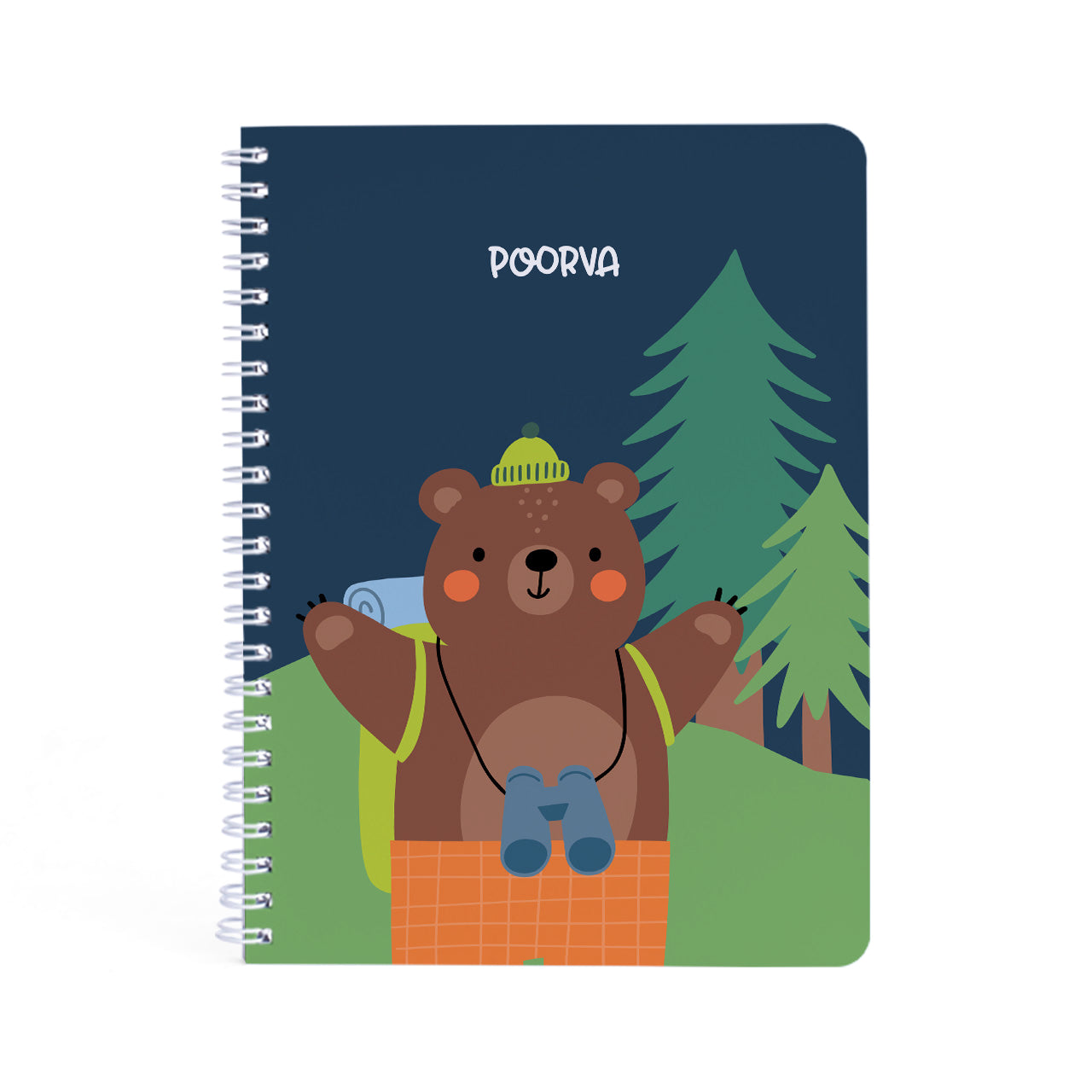 Personalised Spiral Notebook - Into The Wild