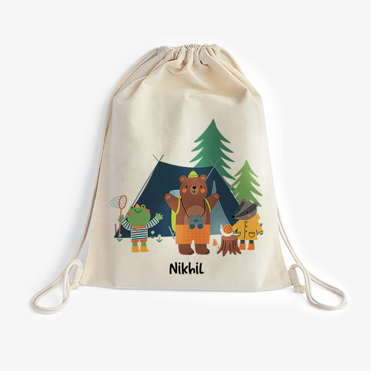 Personalised Drawstring Bag - Into The Wild