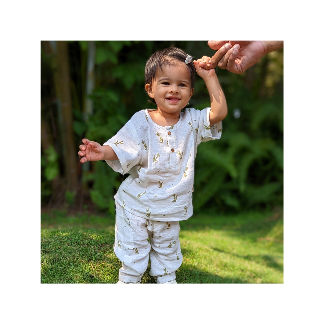 Organic Muslin Joggers Set