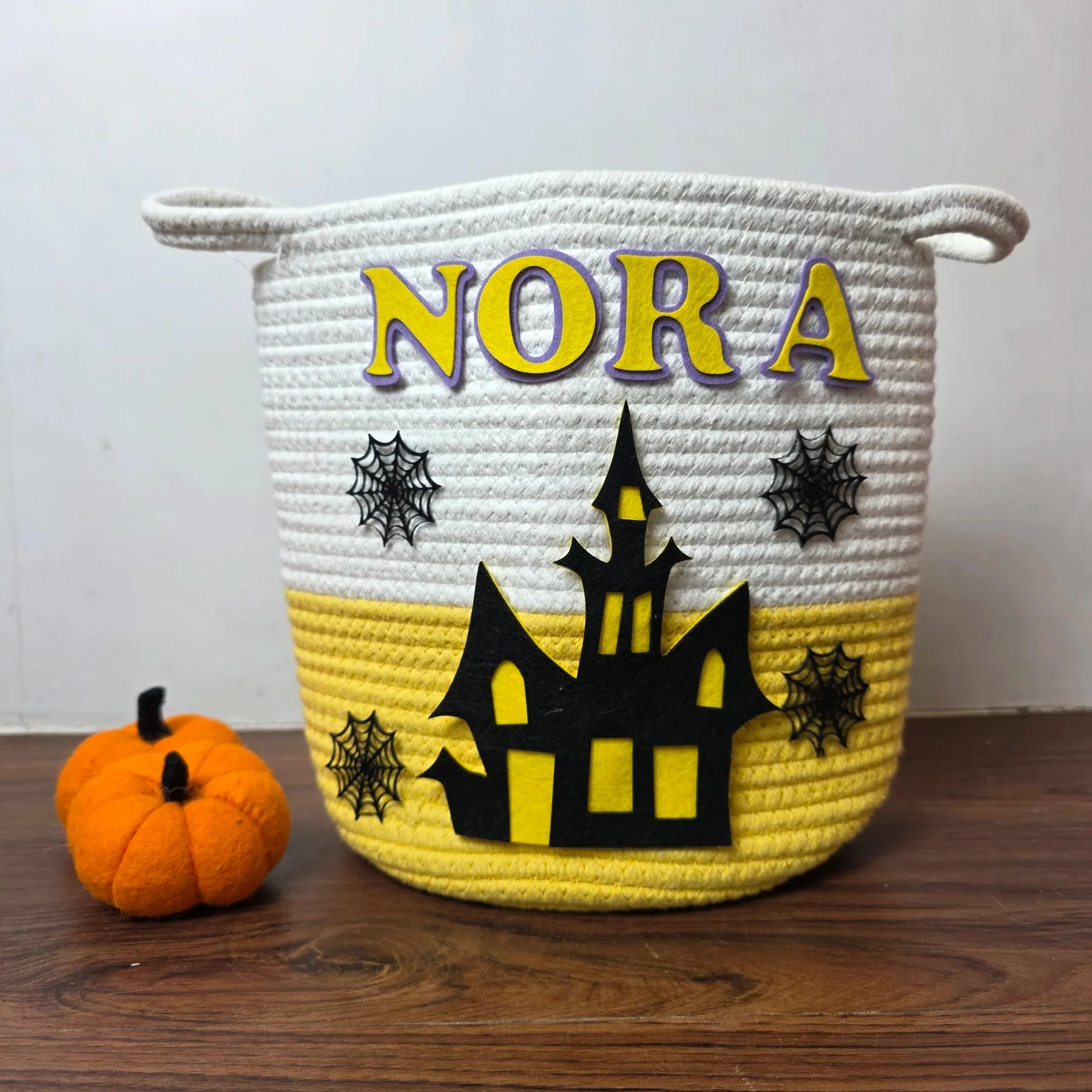 Halloween Trick-or-Treat Basket Personalised