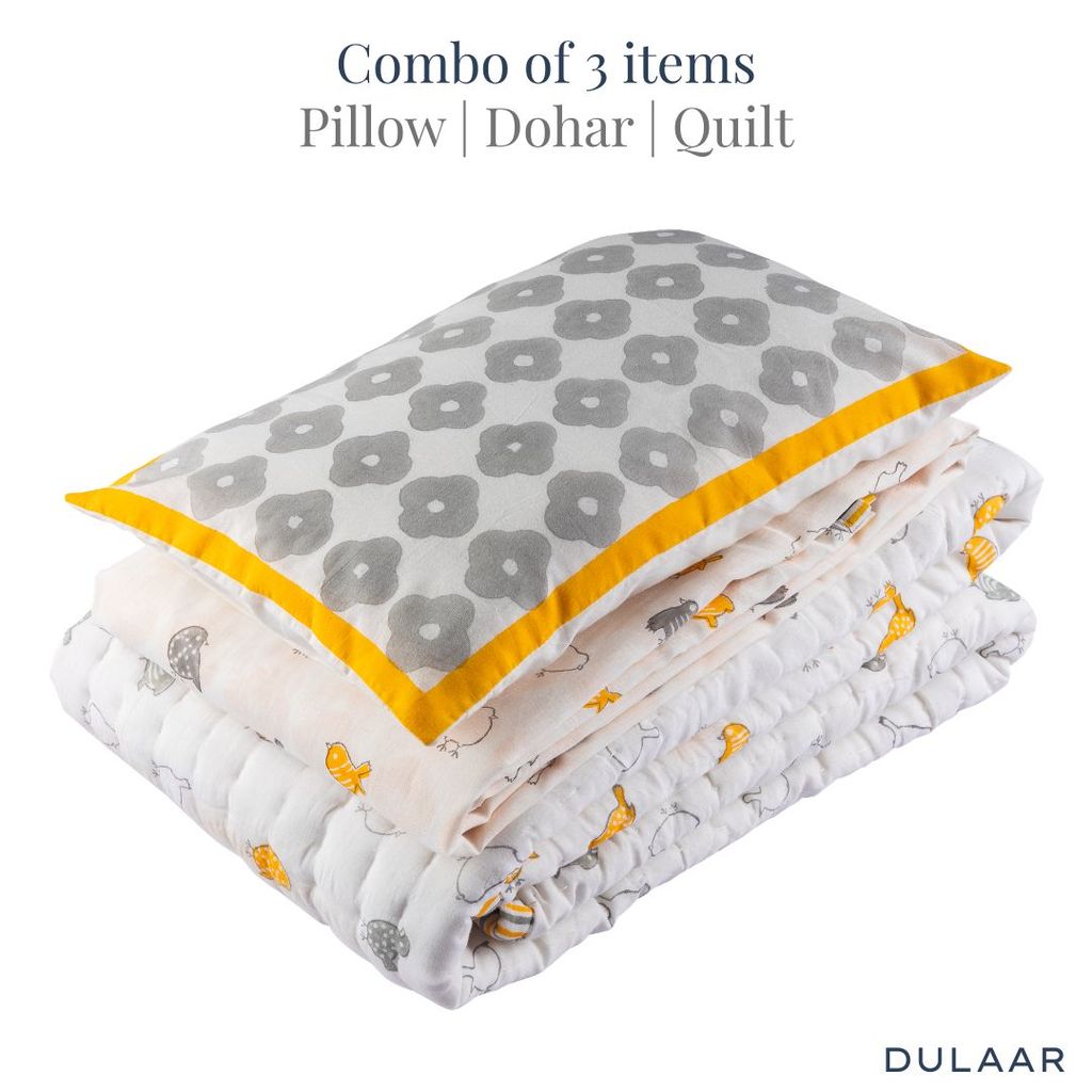 Mulmul Bedding Set | Hand-Block Printed