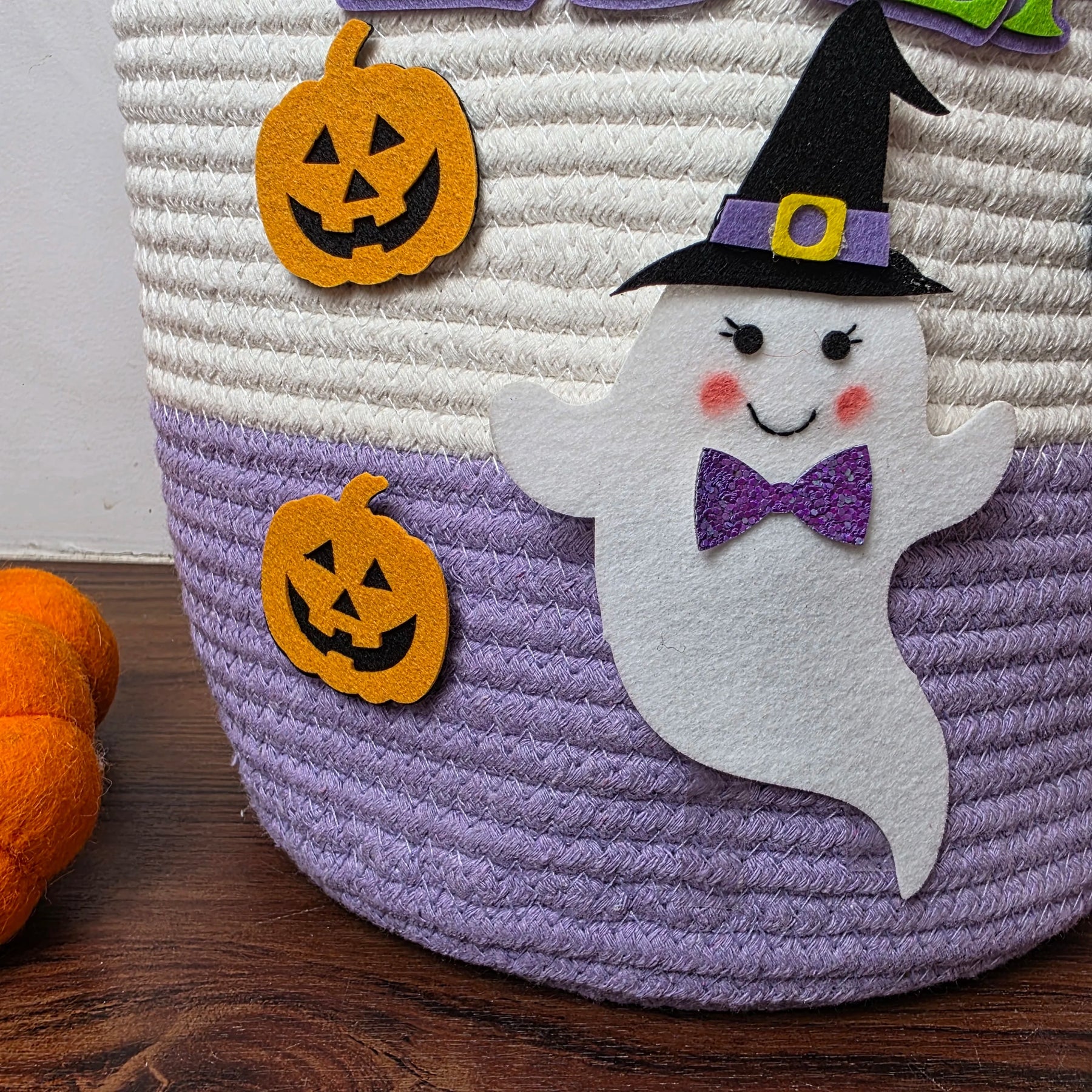 Halloween Trick-or-Treat Basket Personalised