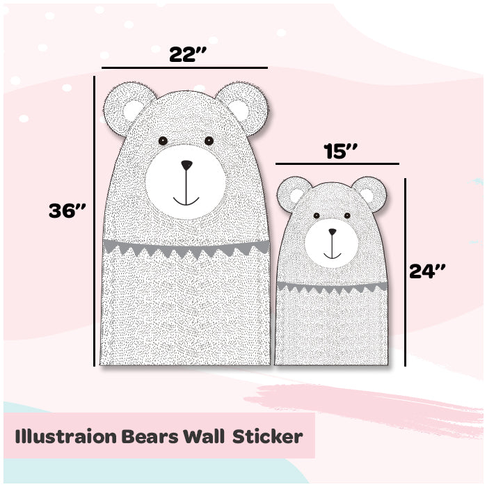 Bear Wall Stickers for Kids Room