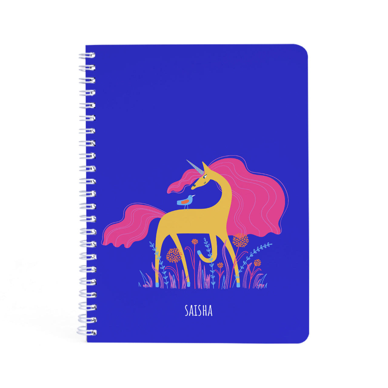 Personalised Spiral Notebook - Magical Unicorn