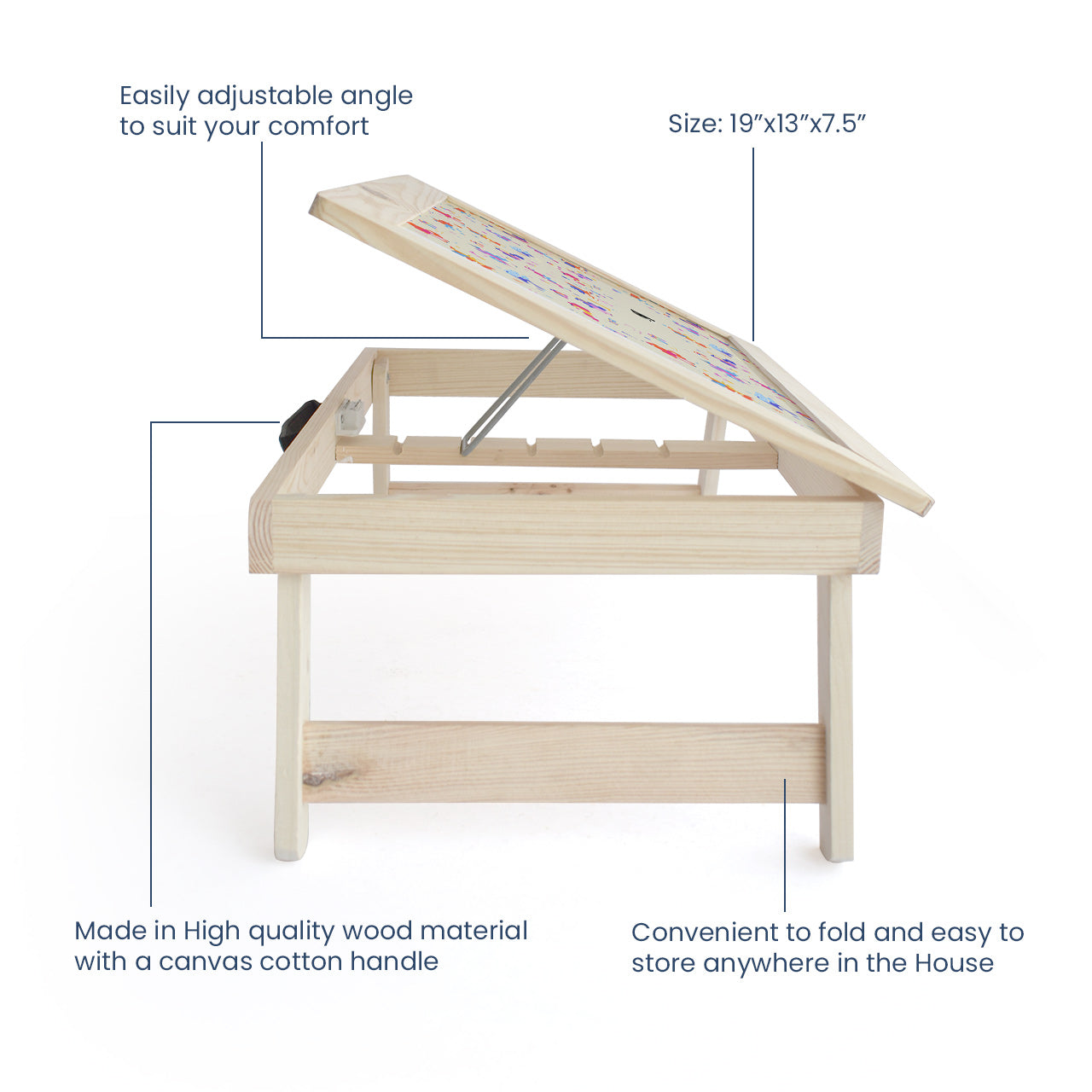 Personalised Foldable Desk - Magical Unicorn