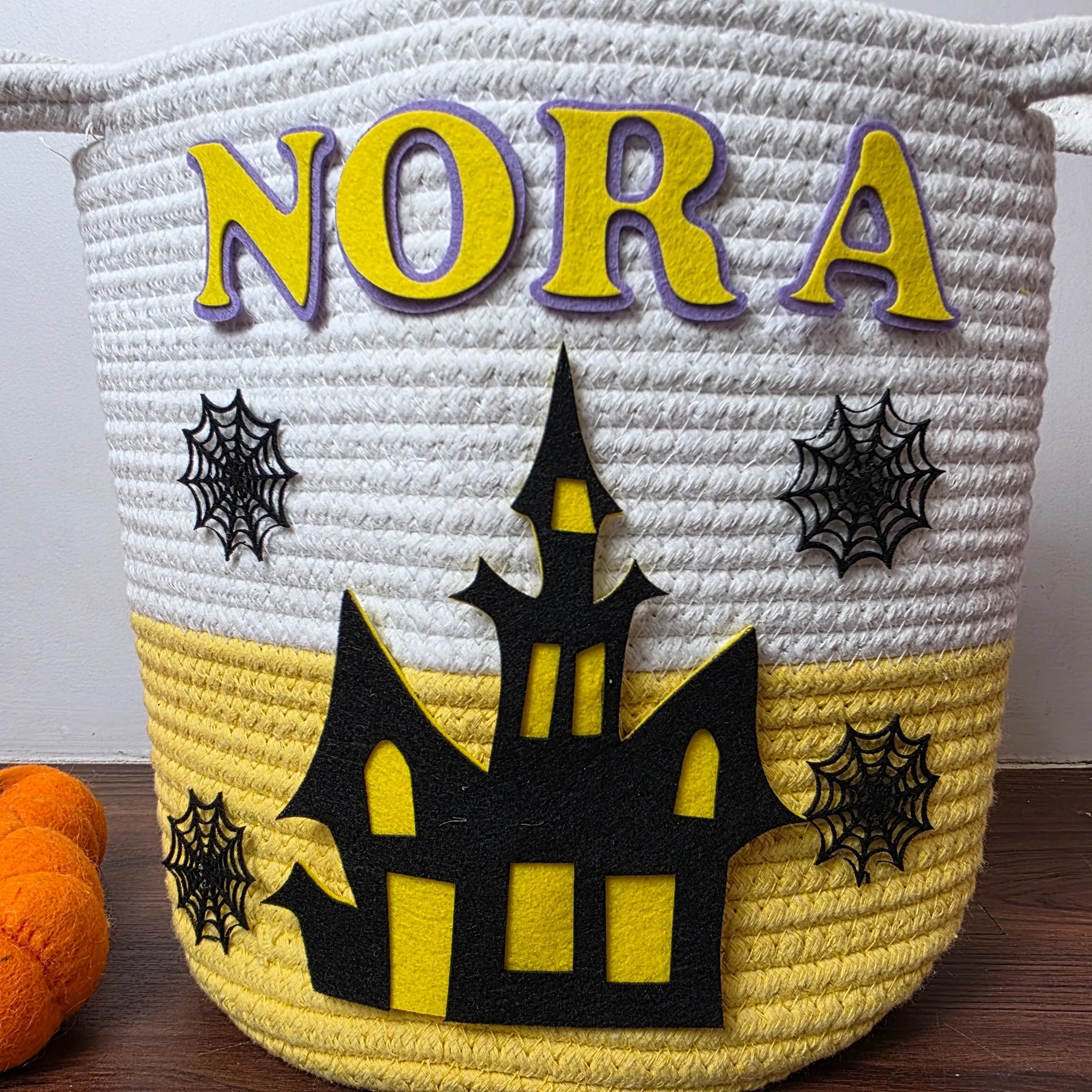 Halloween Trick-or-Treat Basket Personalised
