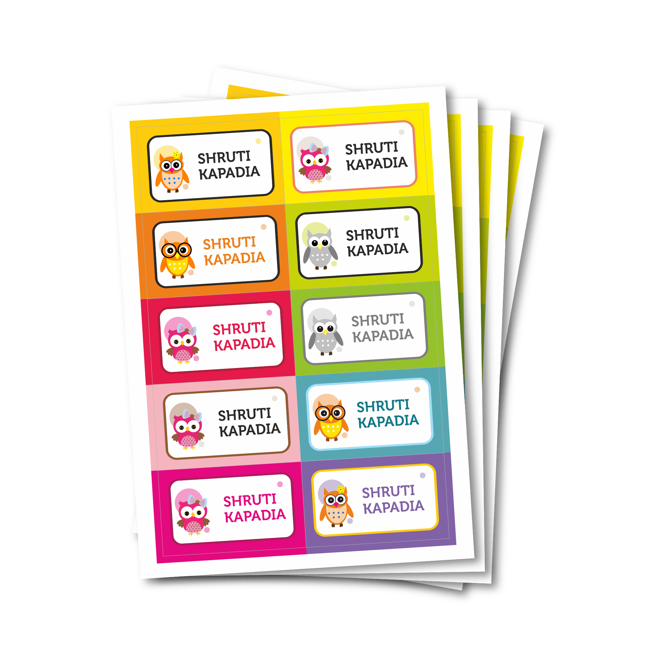 Waterproof Labels - Set Of 40