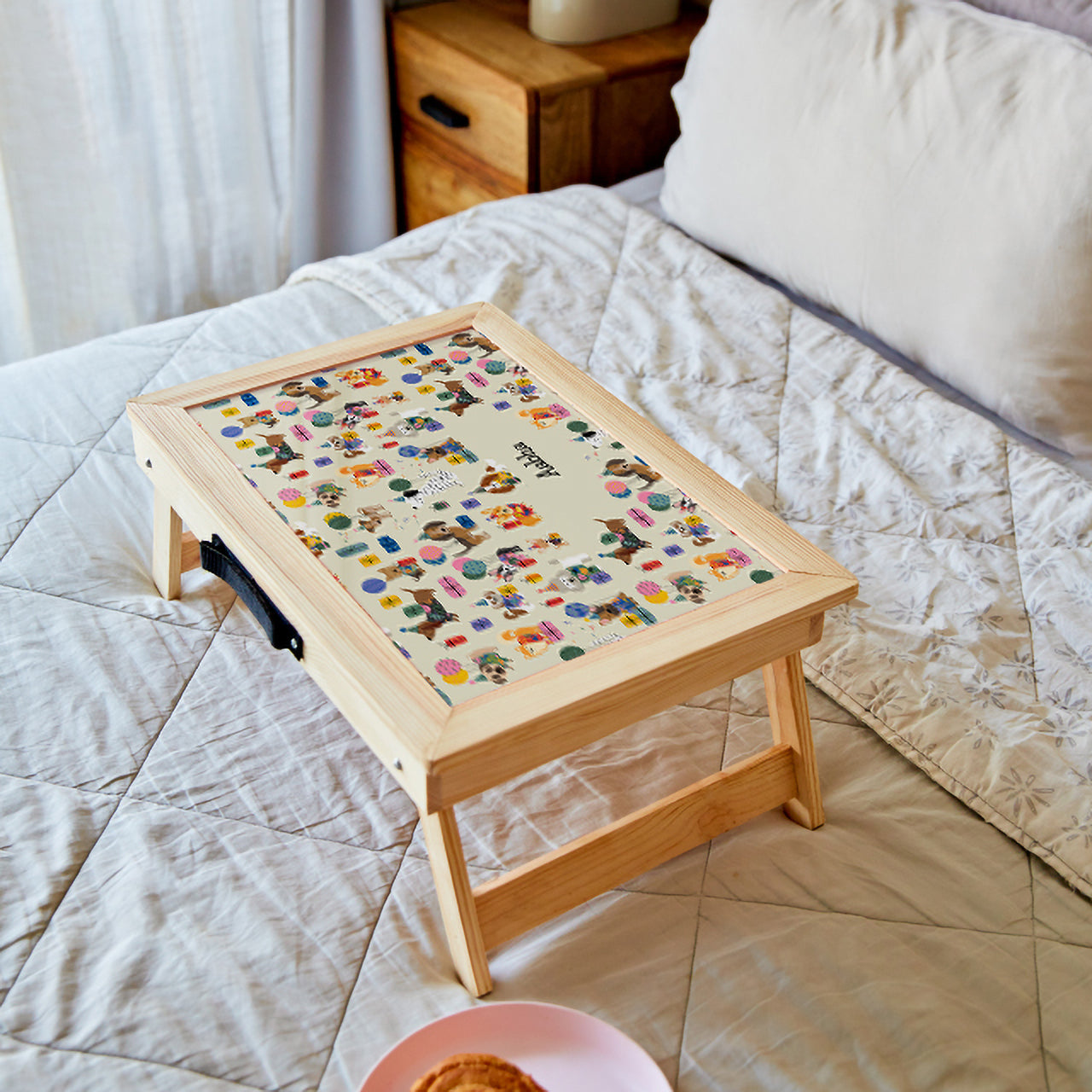 Personalised Foldable Desk - Paw Party