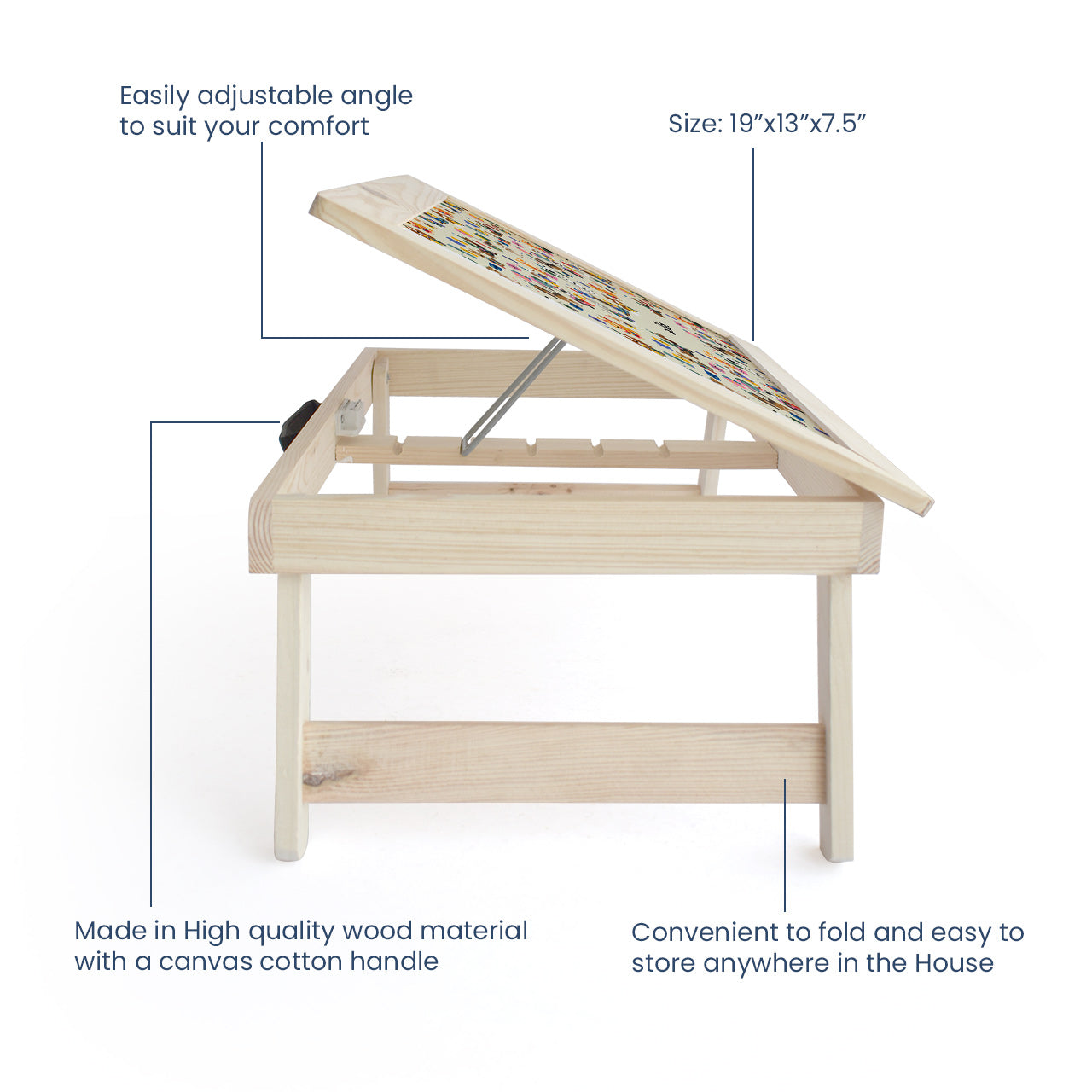 Personalised Foldable Desk - Paw Party