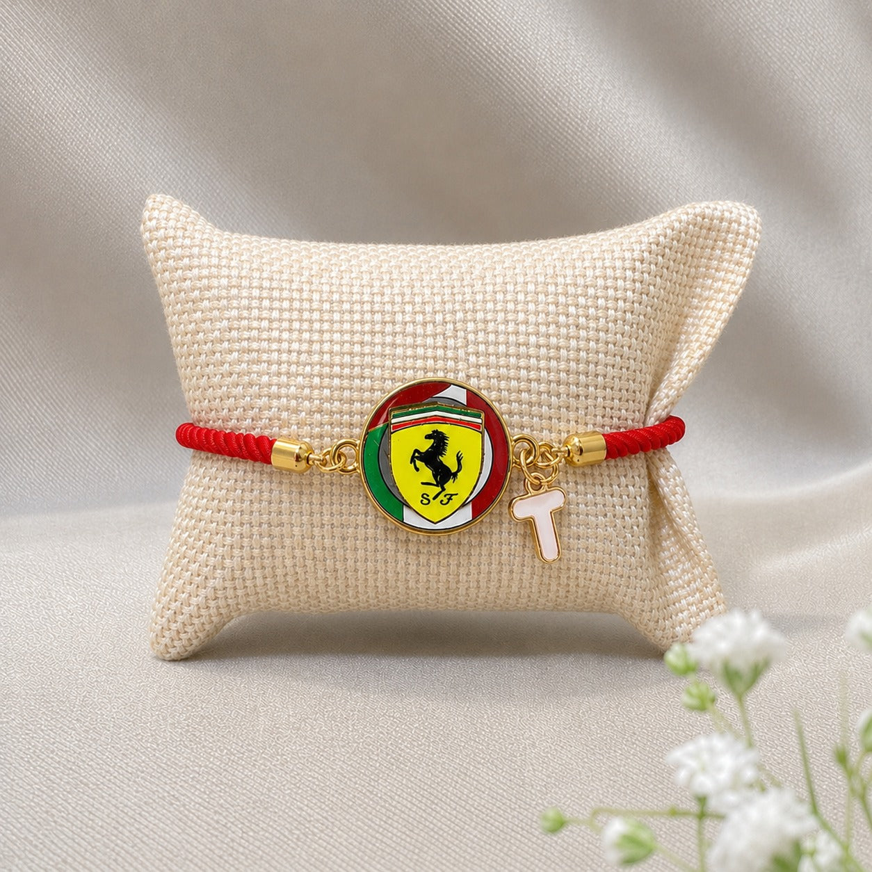 Personalized Ferrari Metal Rakhi