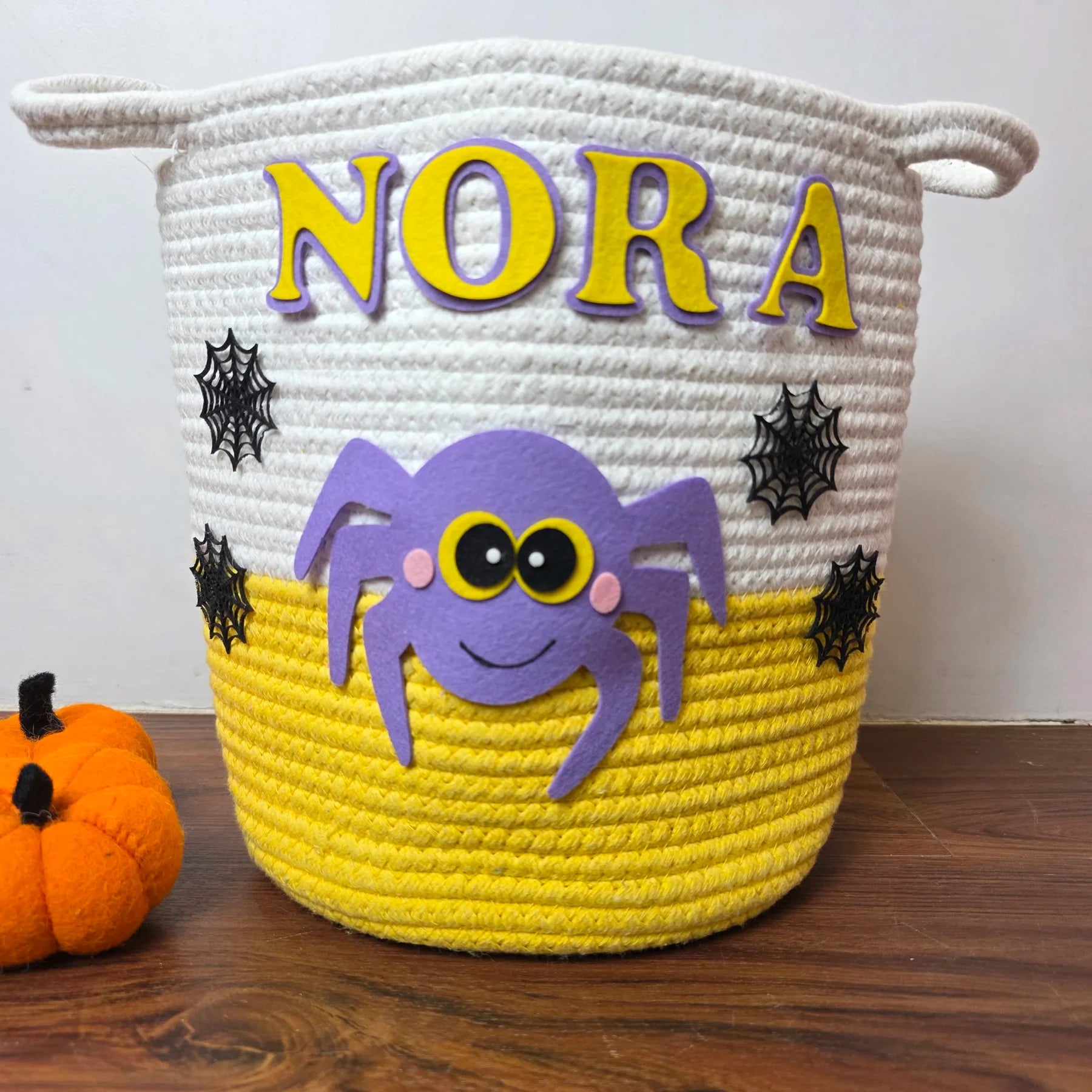 Halloween Trick-or-Treat Basket Personalised