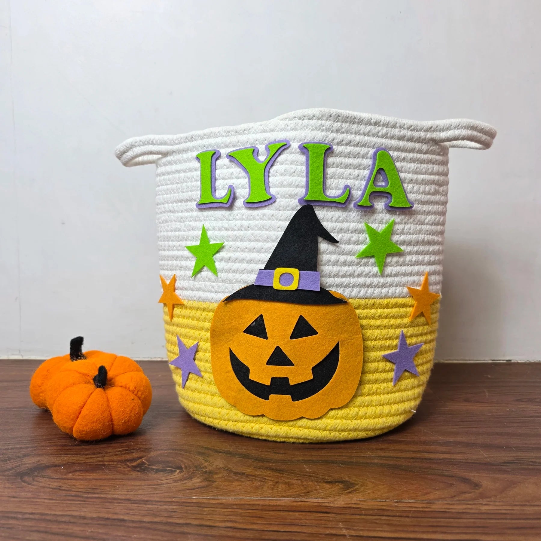 Halloween Trick-or-Treat Basket Personalised