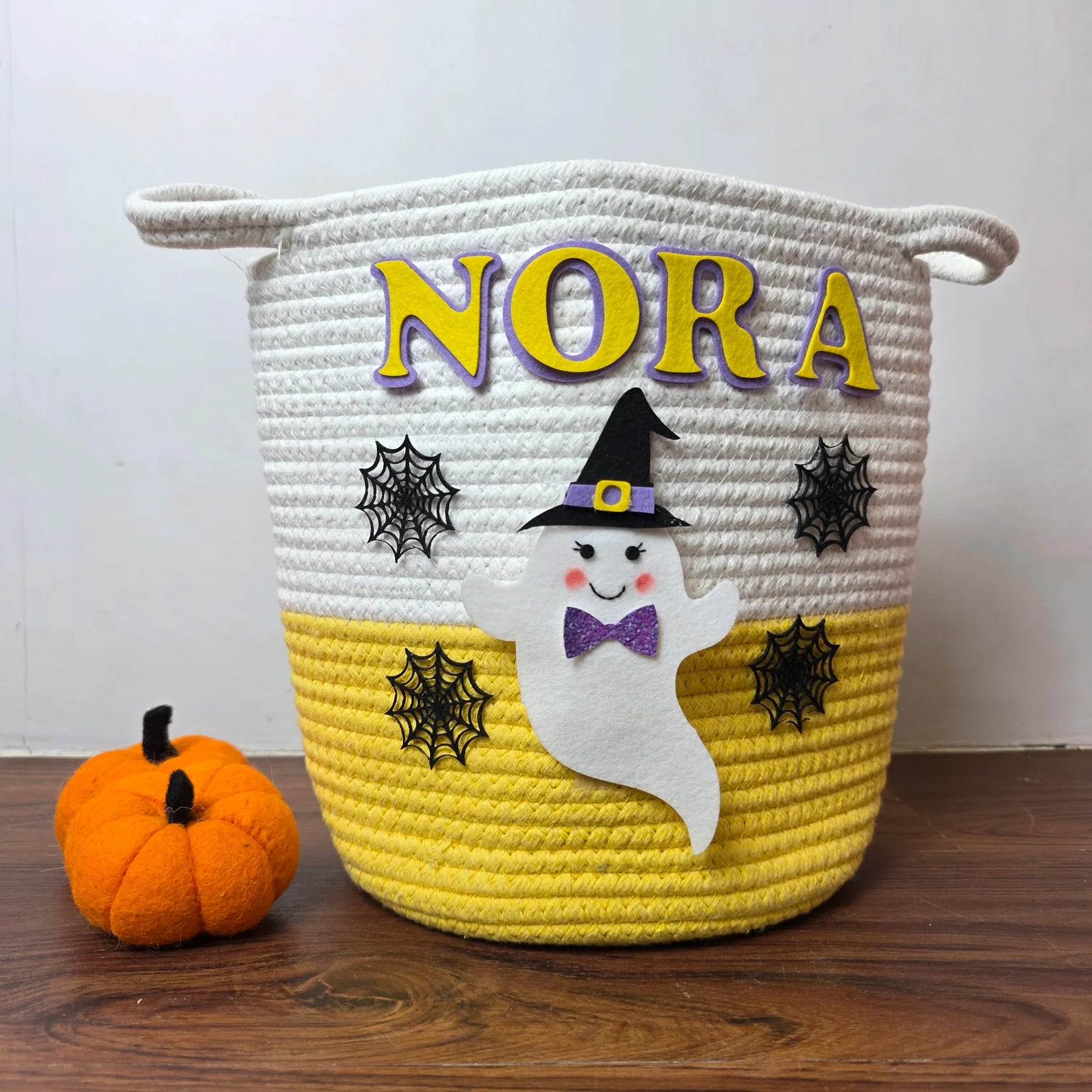 Halloween Trick-or-Treat Basket Personalised