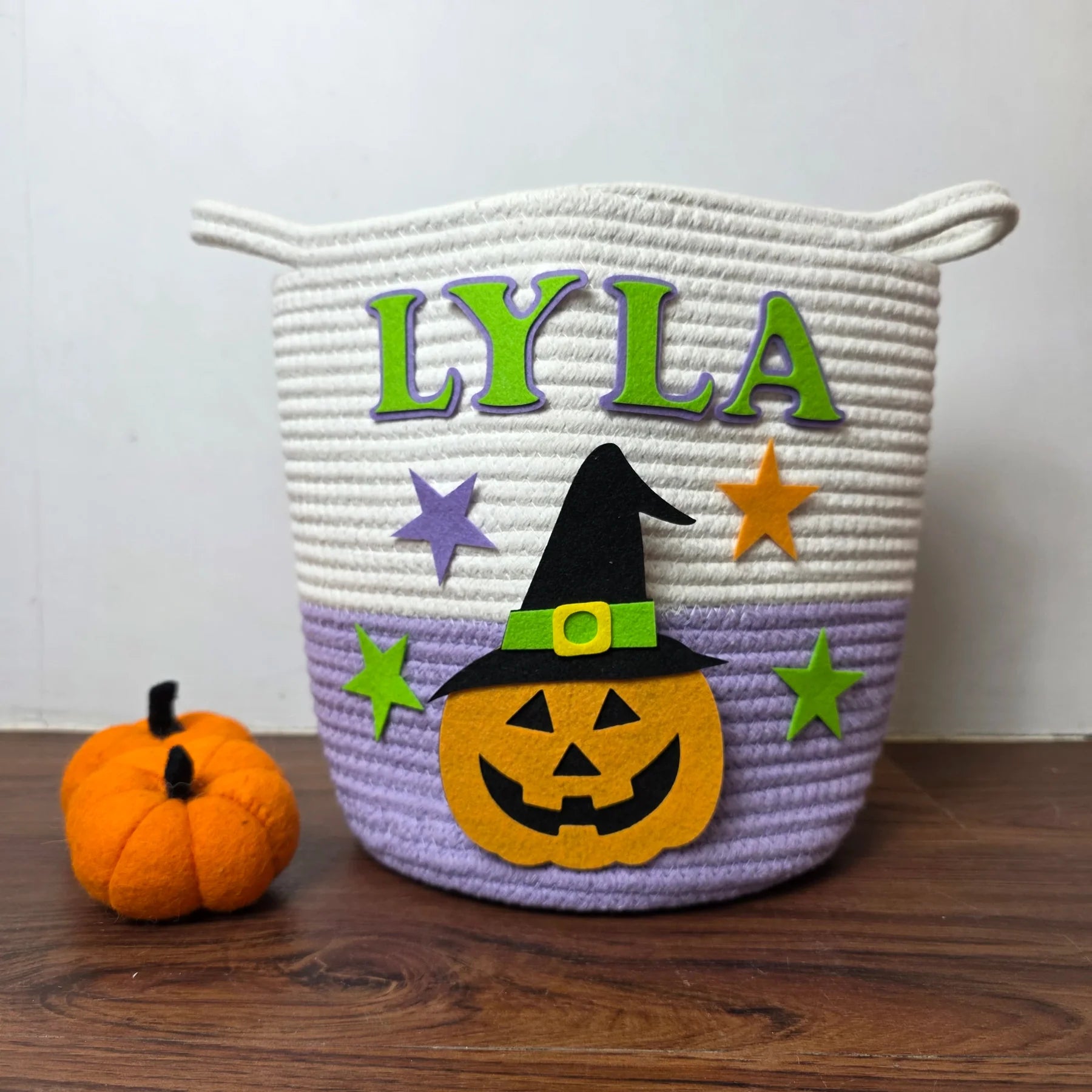 Halloween Trick-or-Treat Basket Personalised