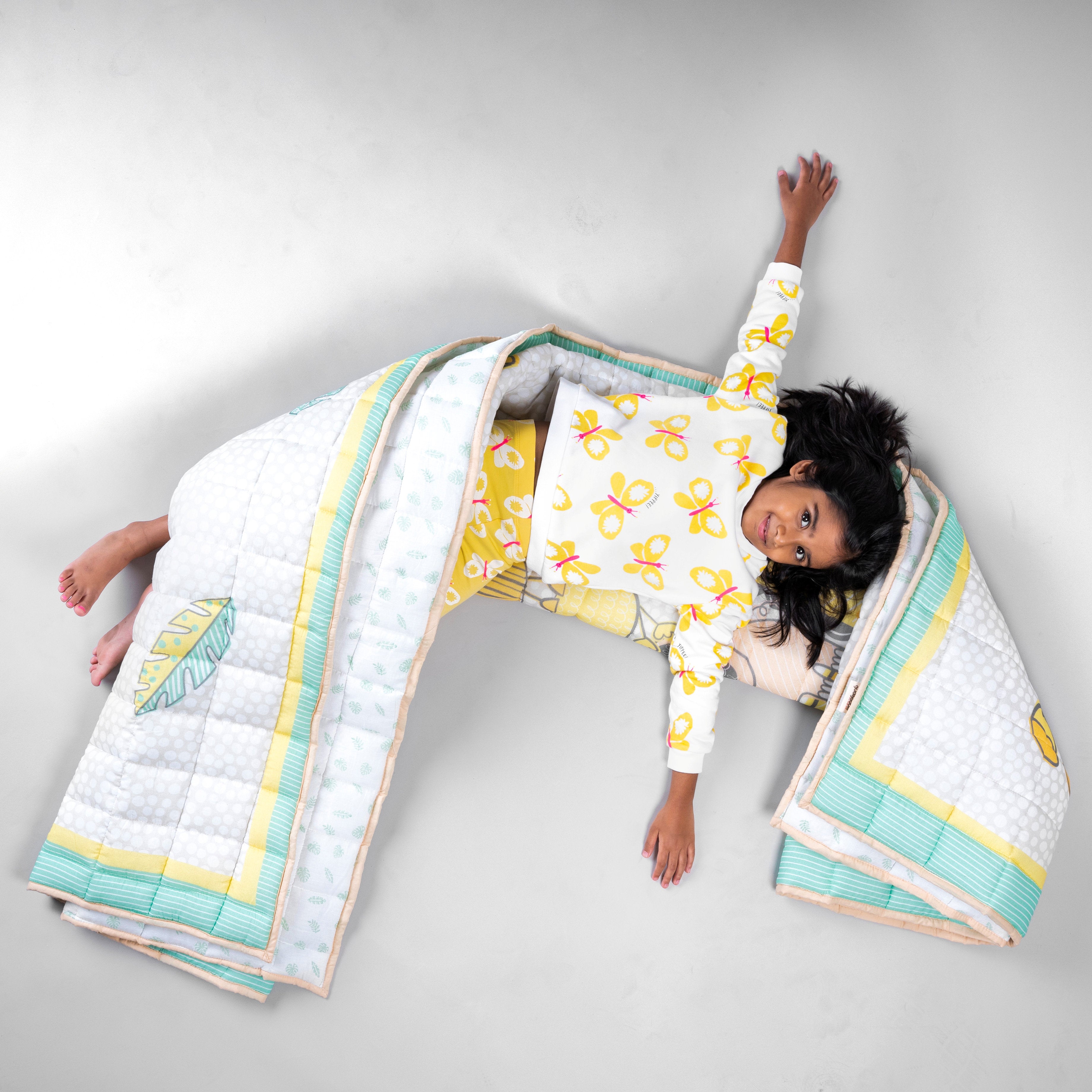 Gudgoodie Cotton Muslin Baby Quilt - Jungle Safari