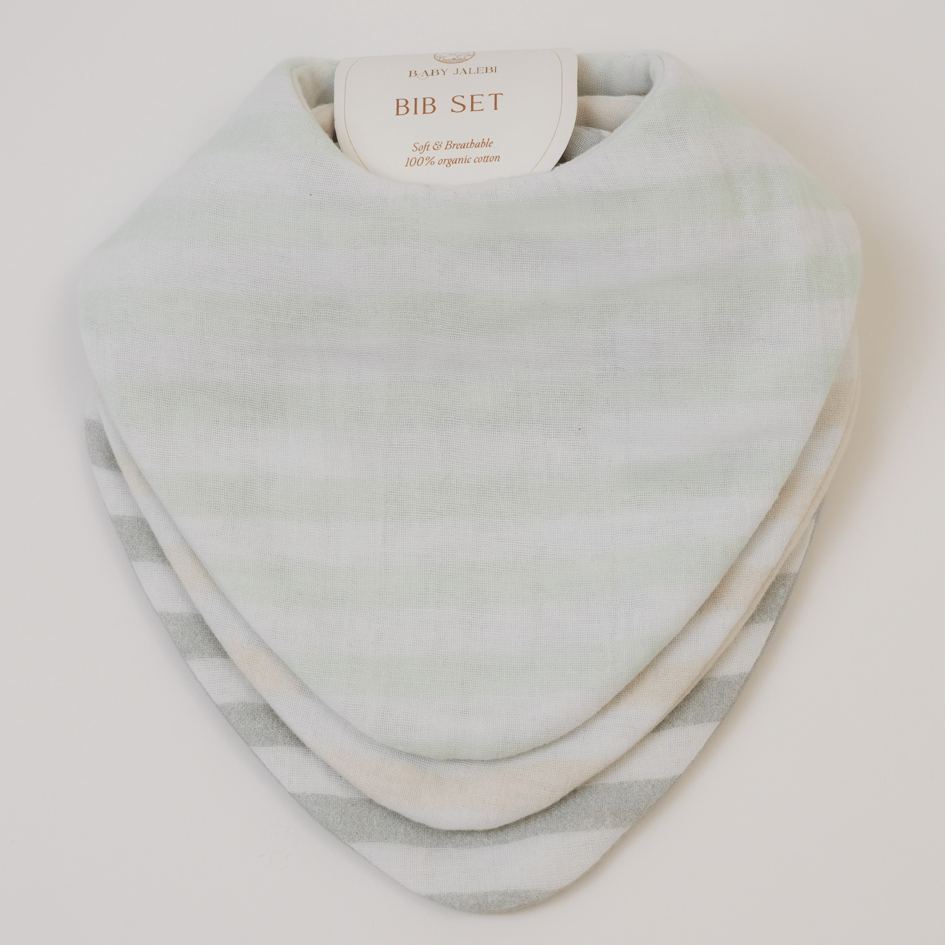 Set of 3 Bibs - Neutrals