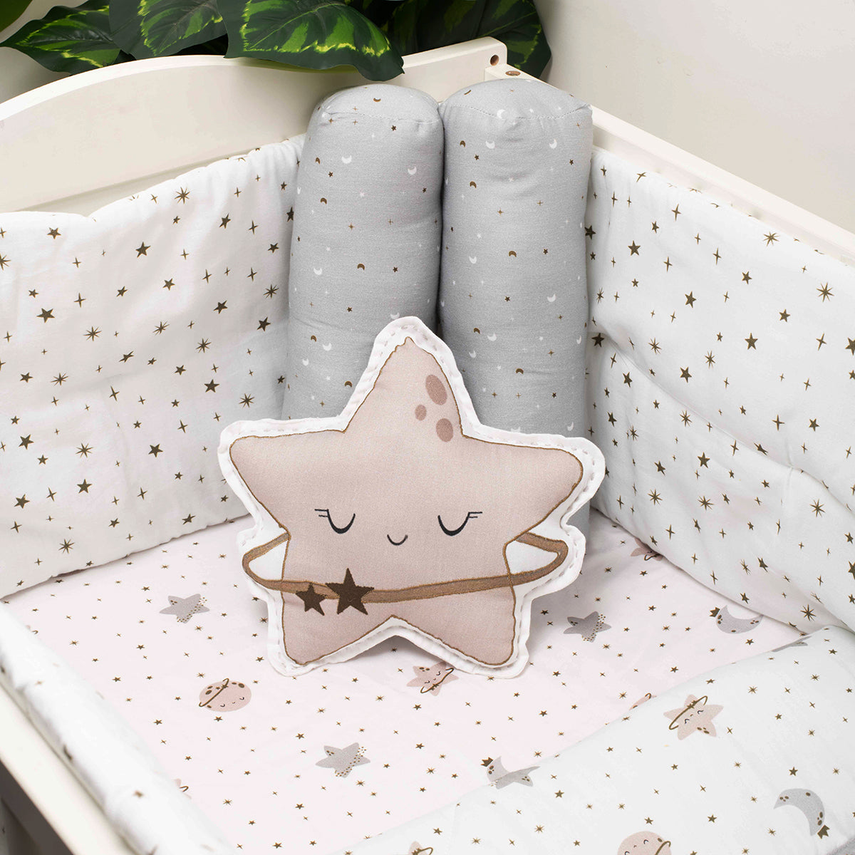 Tiny Snooze Cot Bedding Set – Starry Nights