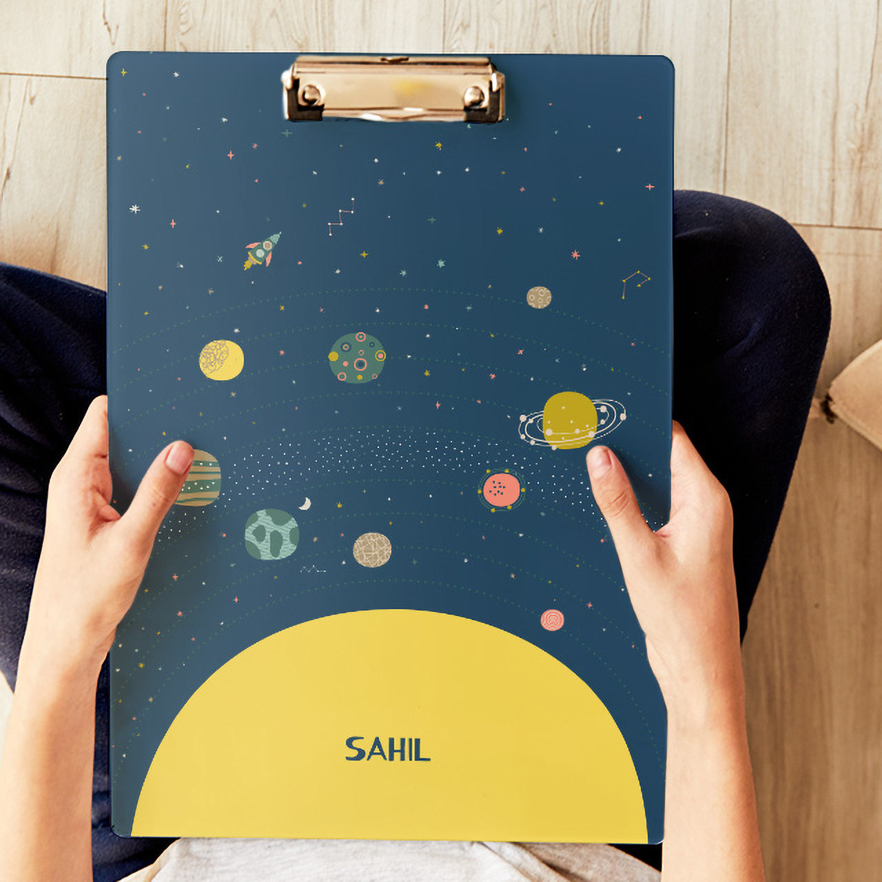 Personalised Clipboard - Space Explorer