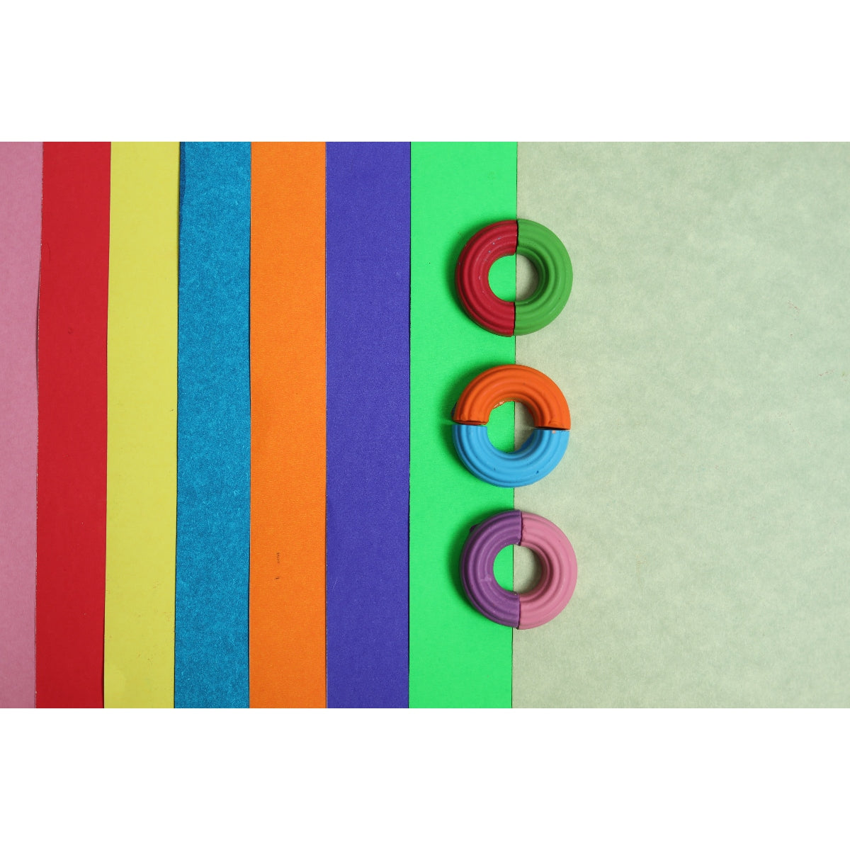 Mini Rainbows Set of 8 Crayon Colours