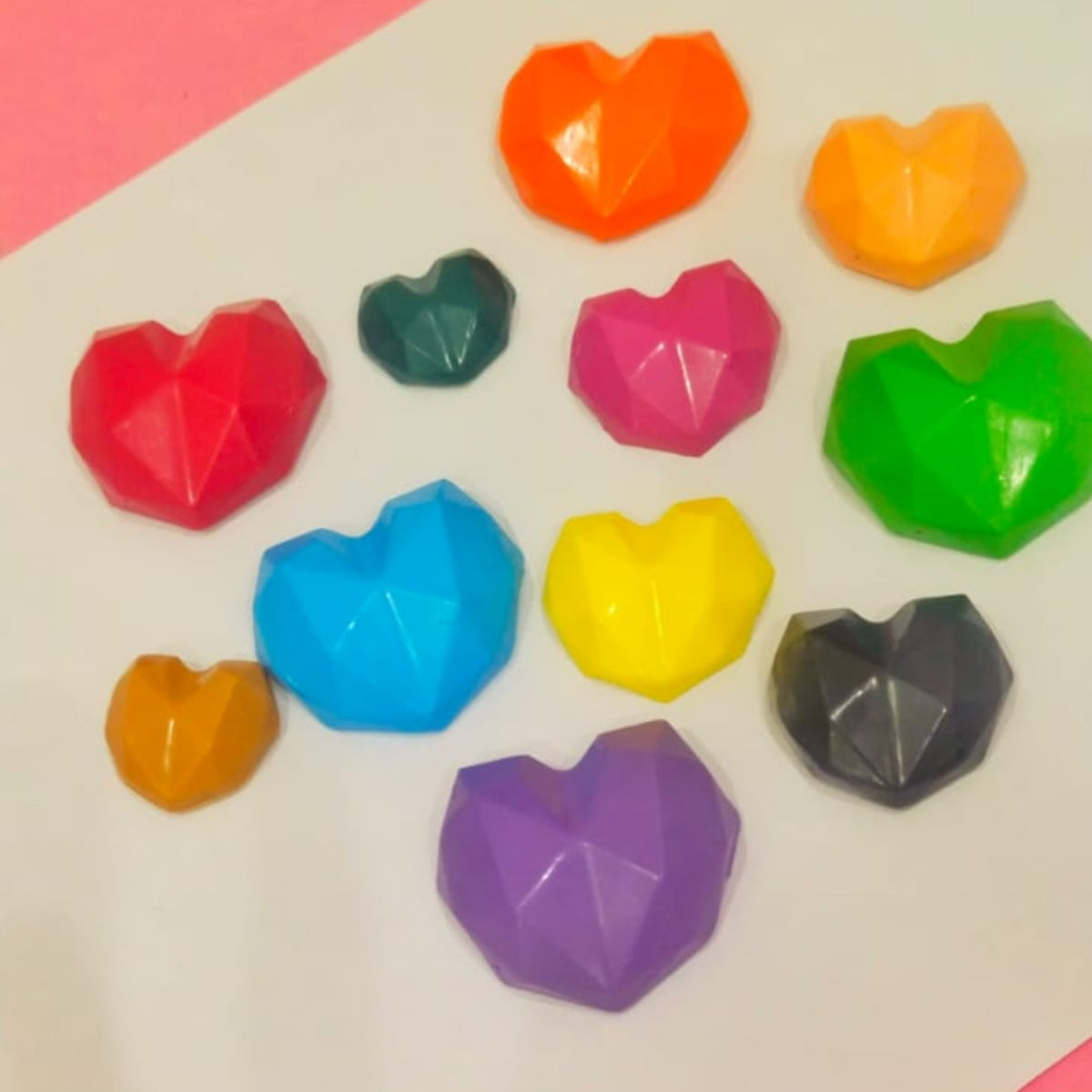 Heart Shaped Crayon Set of 8