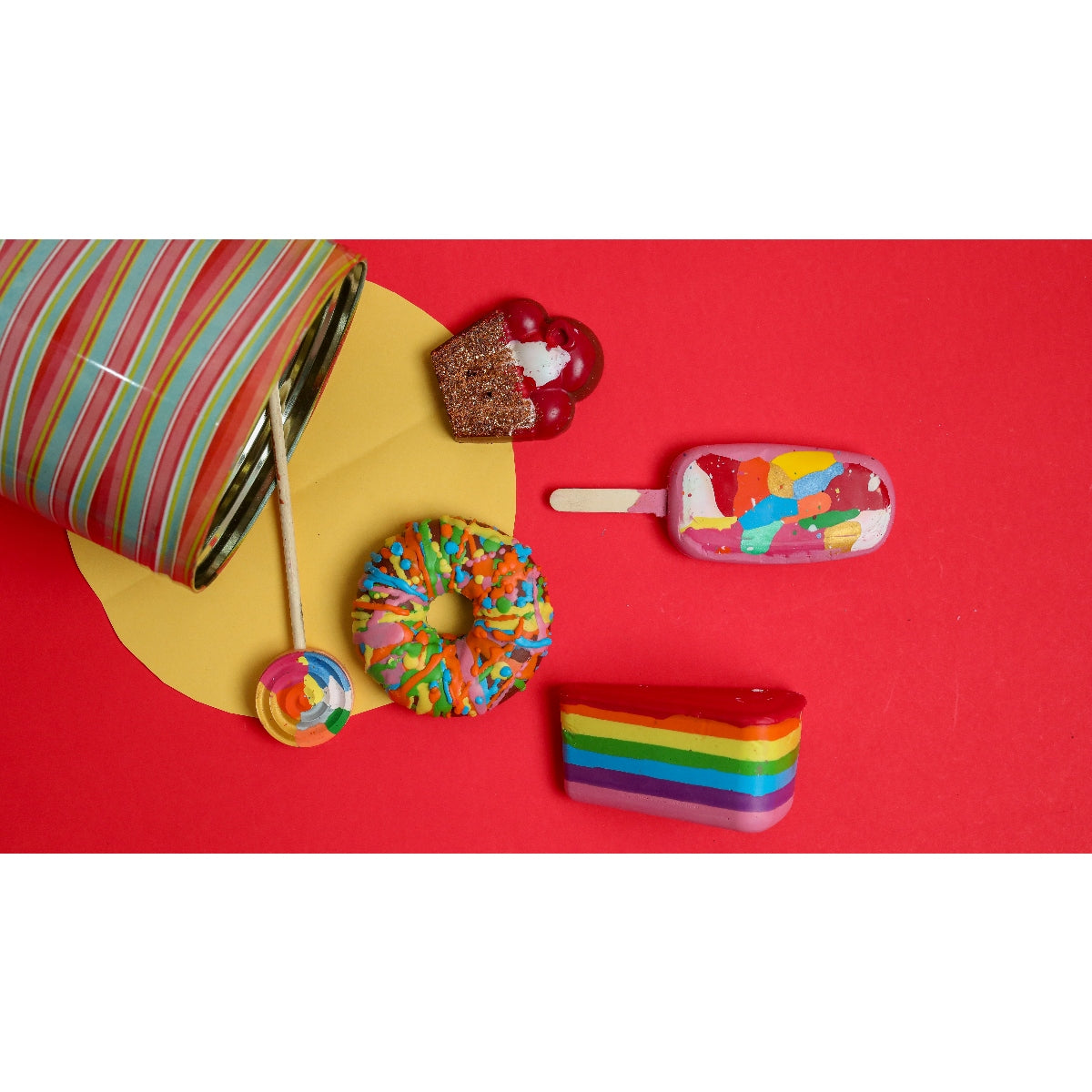 Jumbo Dessert Crayon Set