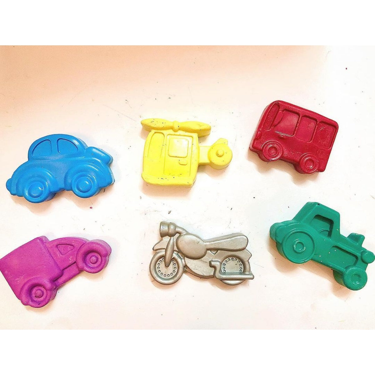 Jumbo Vehicles Set Of 6 Crayons