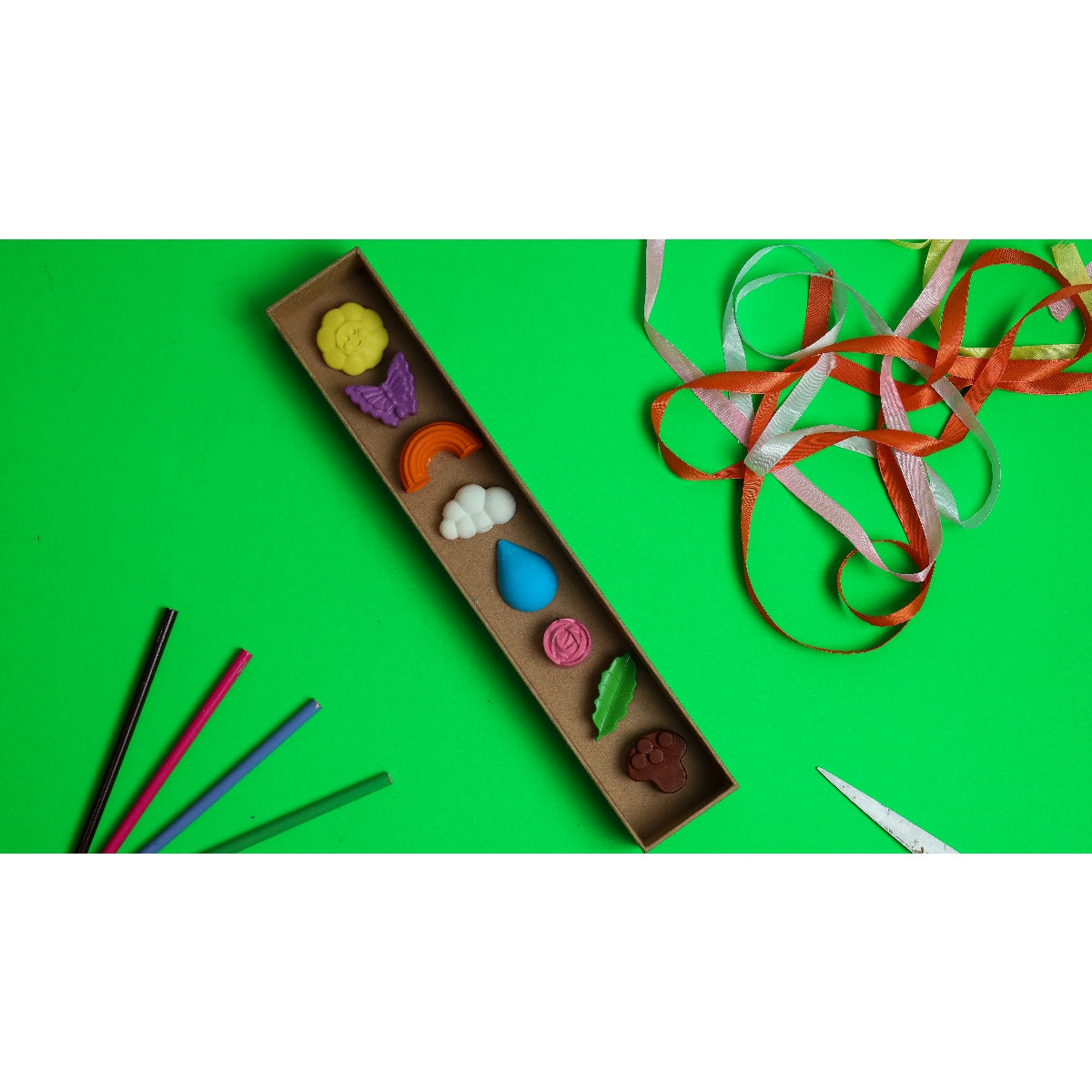 Nature Set of 8 Crayon Colours