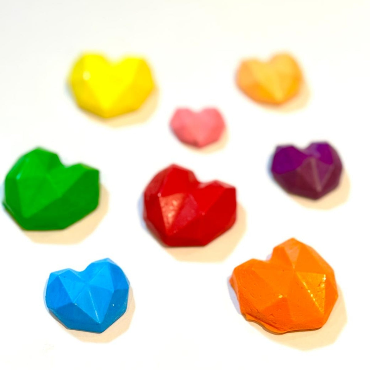 Heart Shaped Crayon Set of 8