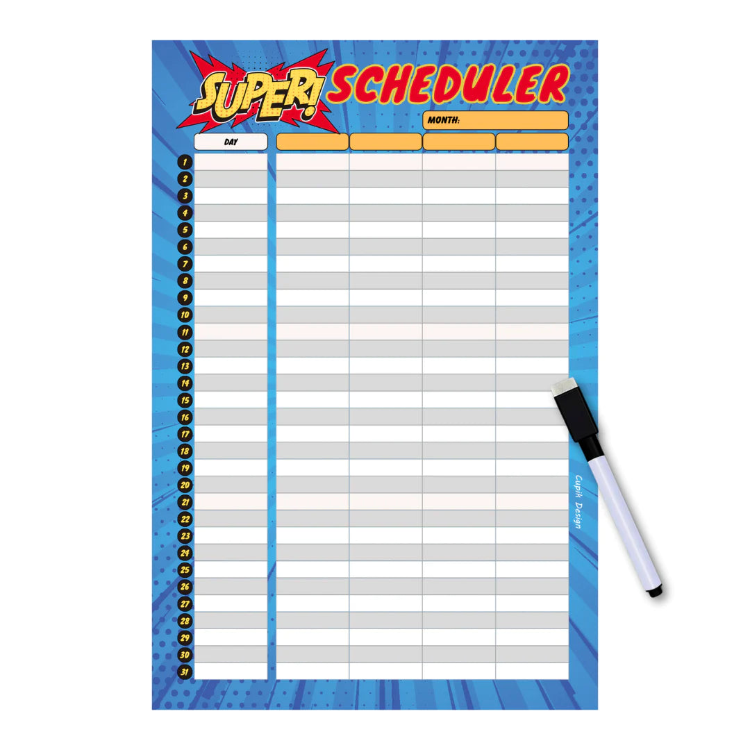 Superheroes Super Scheduler