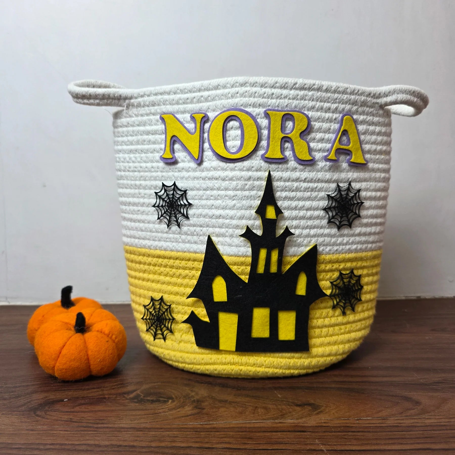 Halloween Trick-or-Treat Basket Personalised
