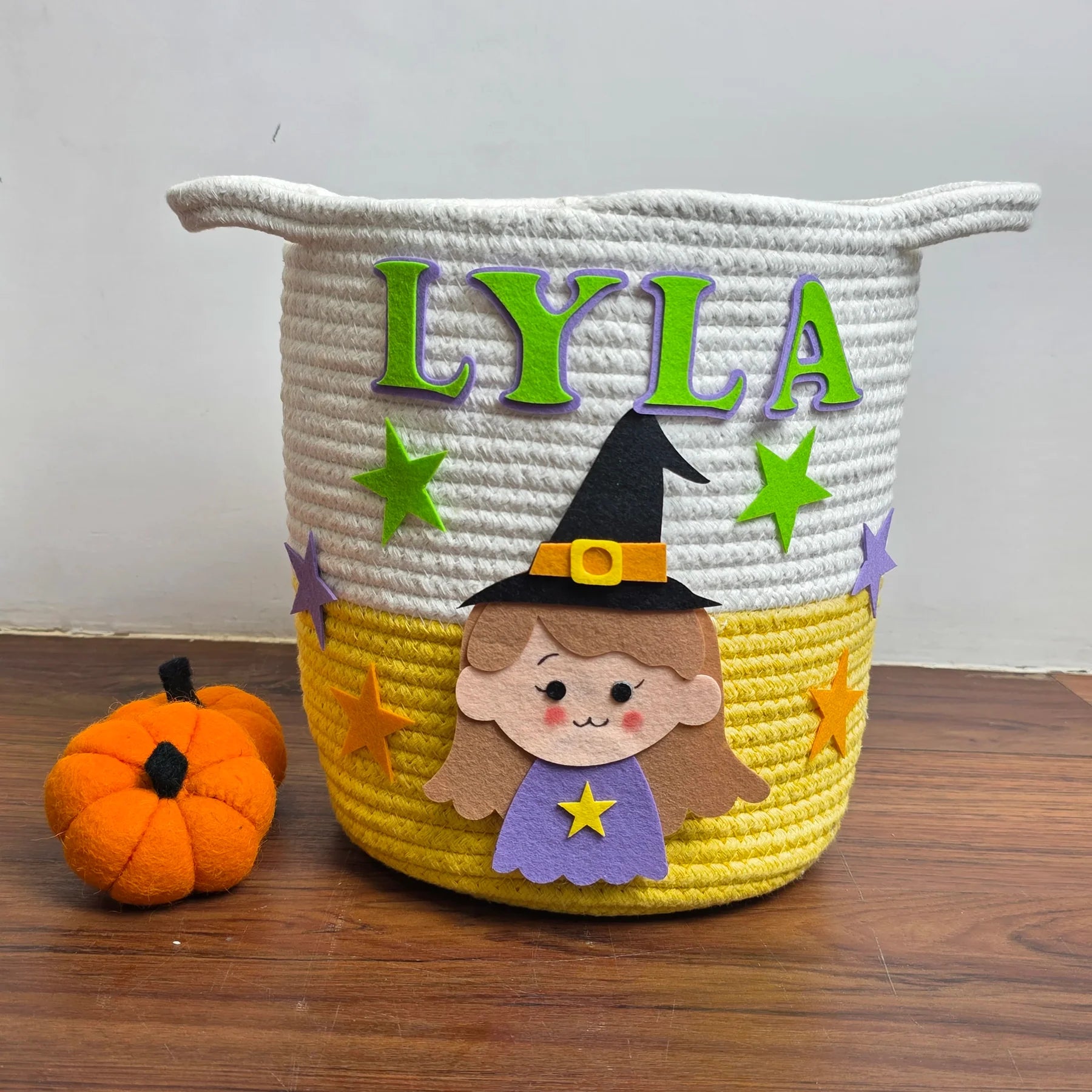 Halloween Trick-or-Treat Basket Personalised