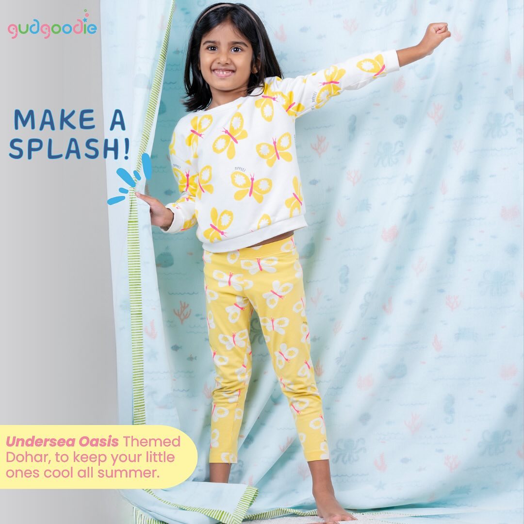 Gudgoodie Kids Cotton Muslin Dohar - Ultrasoft & Breathable