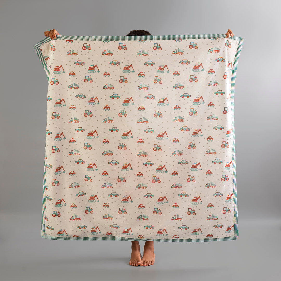 Gudgoodie Kids Cotton Muslin Dohar - Ultrasoft & Breathable