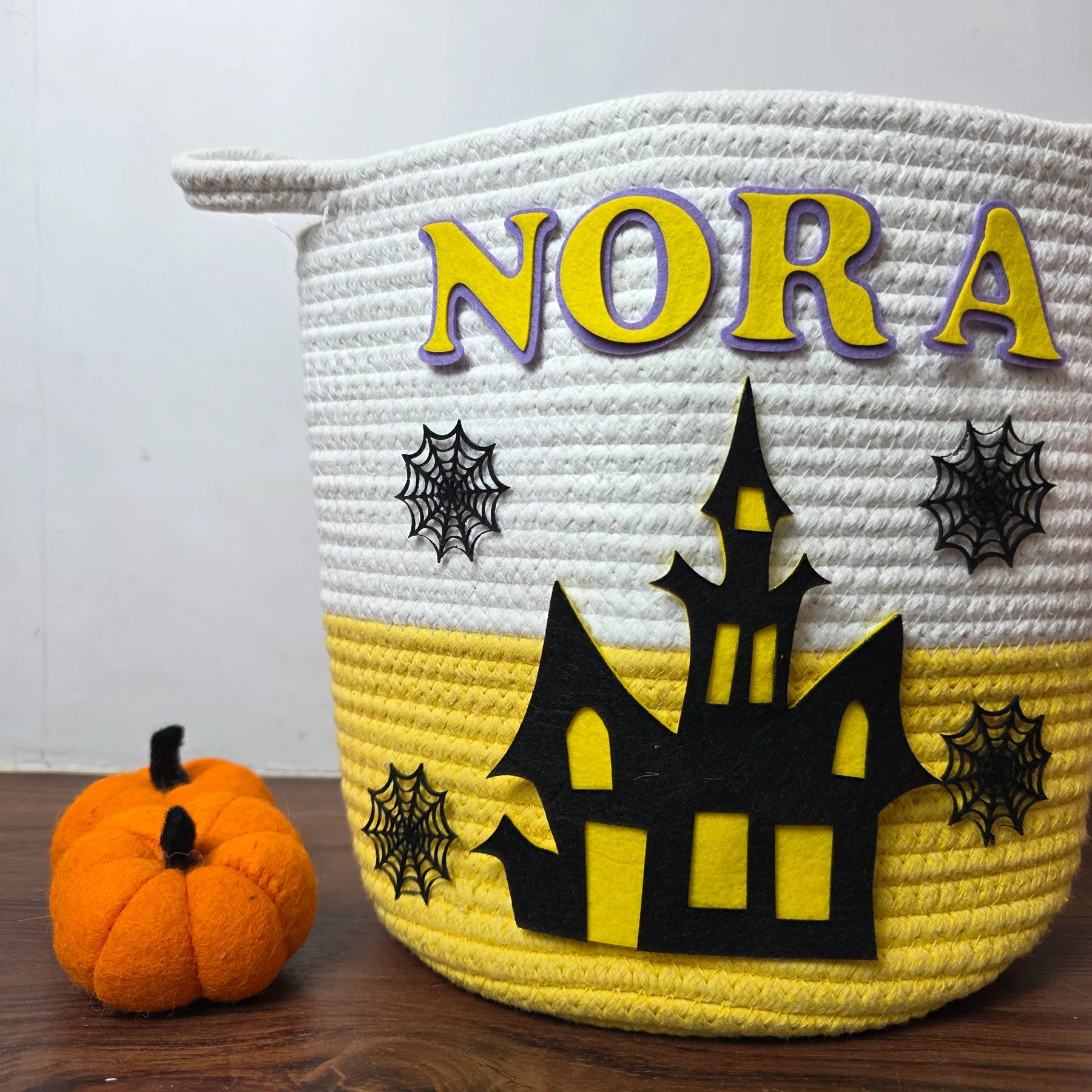 Halloween Trick-or-Treat Basket Personalised
