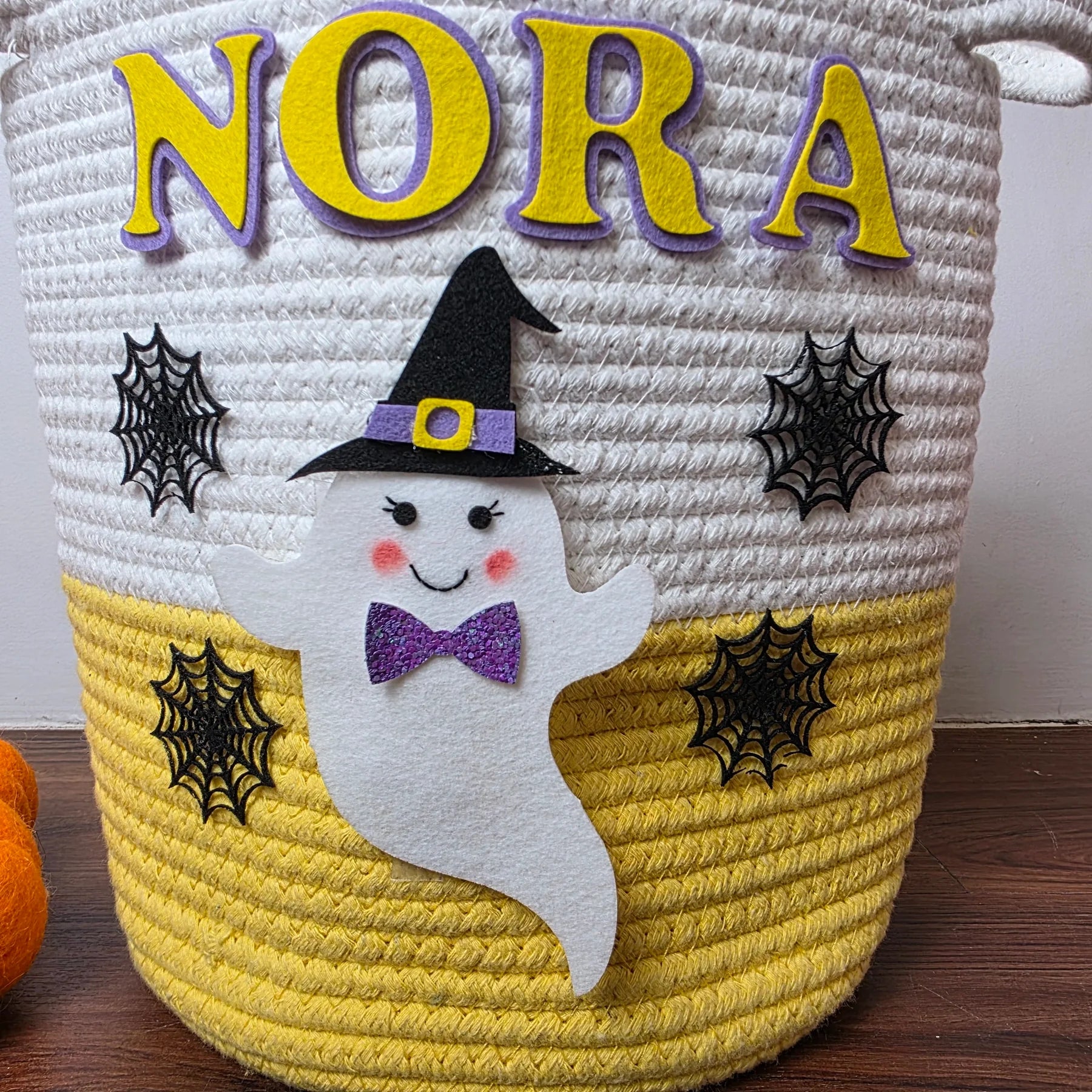 Halloween Trick-or-Treat Basket Personalised