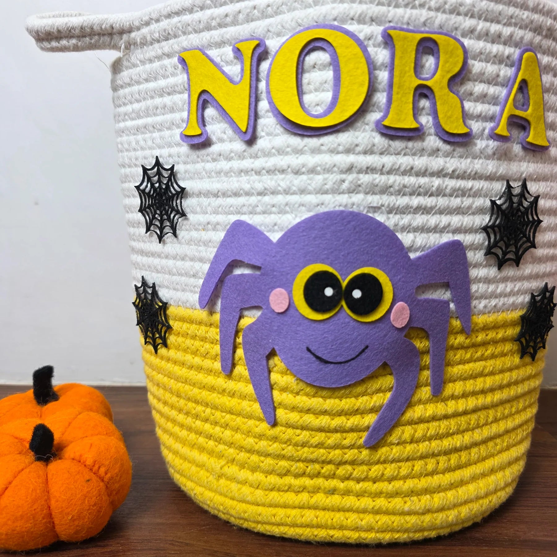 Halloween Trick-or-Treat Basket Personalised