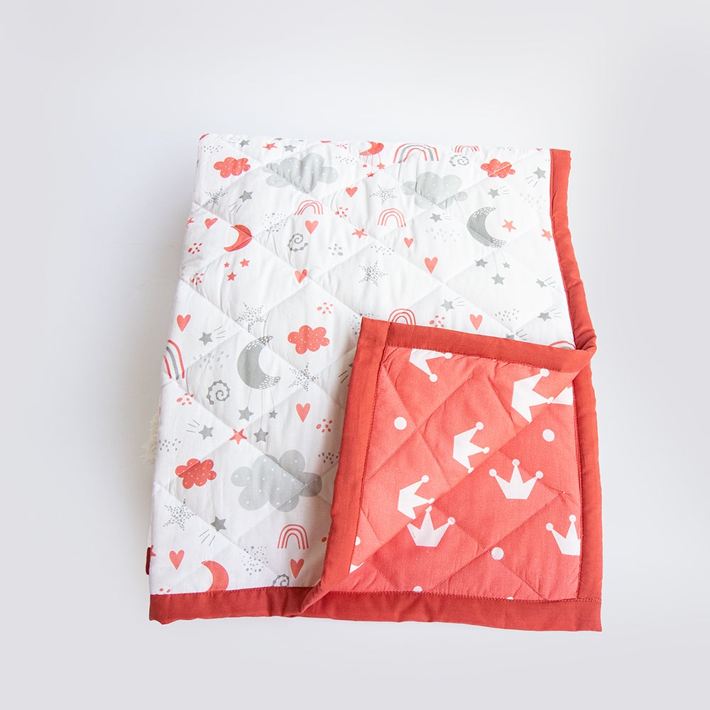 Magical Rainbows - Organic Cot Bedding Gift Set
