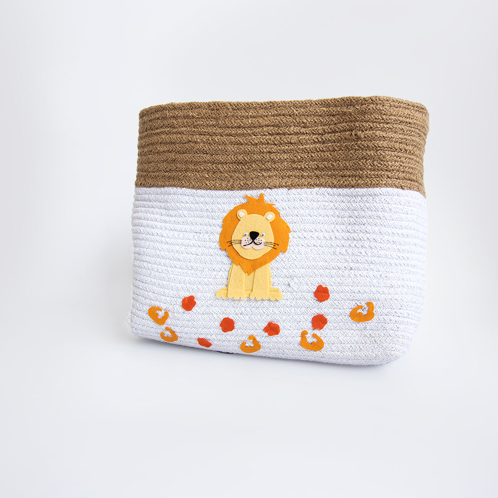 Baby Animals- Cotton Rope Basket- Individual/ Set Of 2