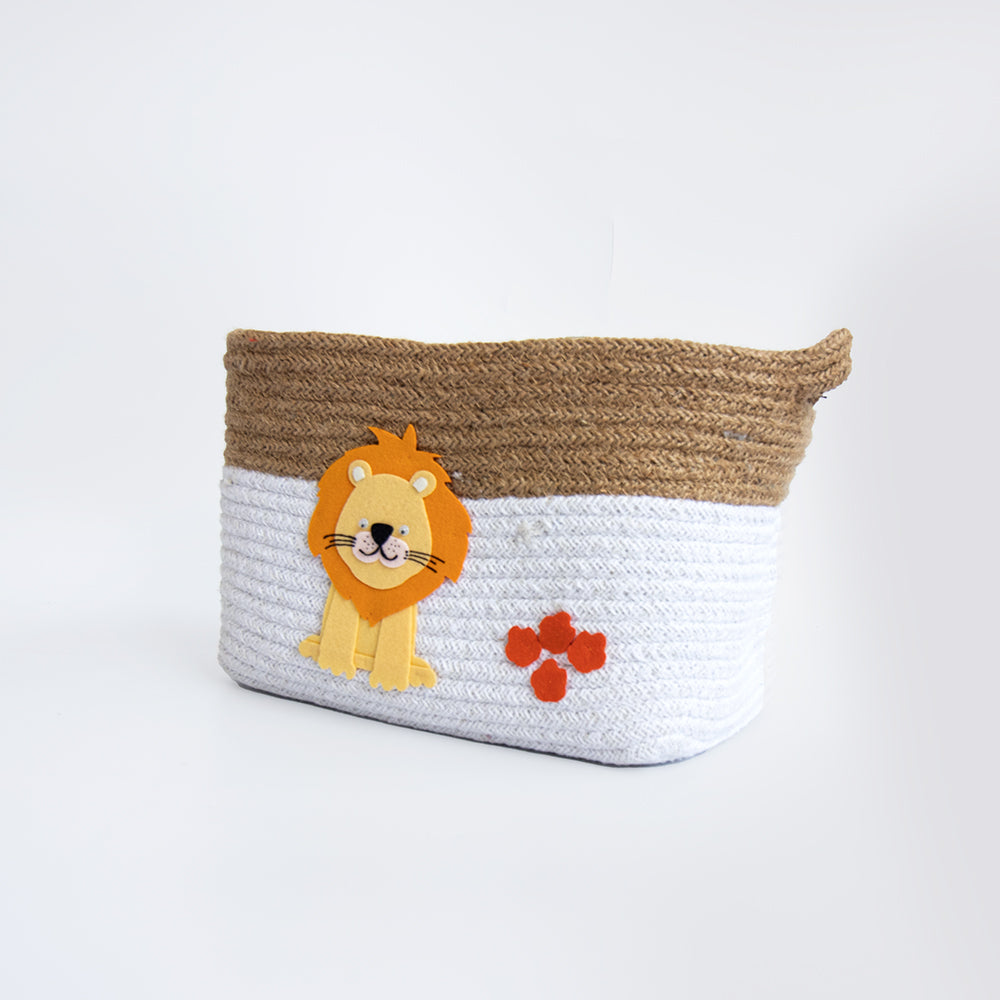 Baby Animals- Cotton Rope Basket- Individual/ Set Of 2