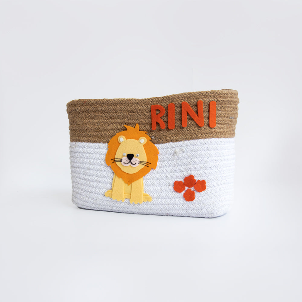 Baby Animals- Cotton Rope Basket- Individual/ Set Of 2