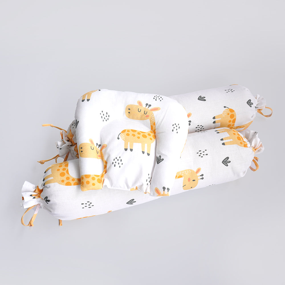 Baby Giraffe - Cot Bedsheet Set (Fitted)