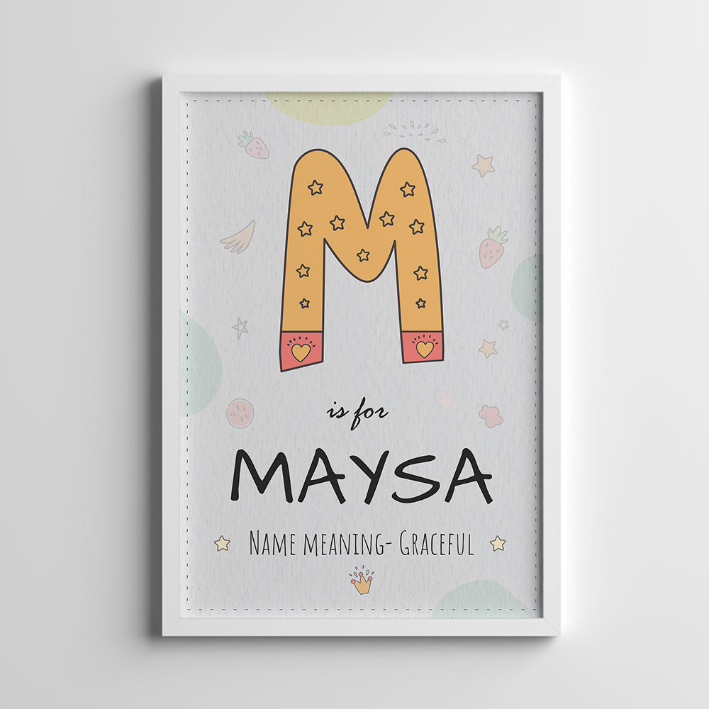 Doodle's Abc Name Frame