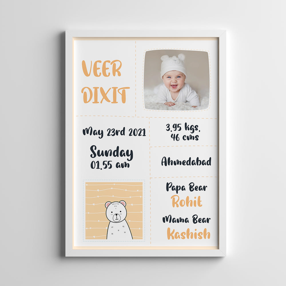 Doodle's Wall Frames - Baby Animals (Set Of 3) Style 2