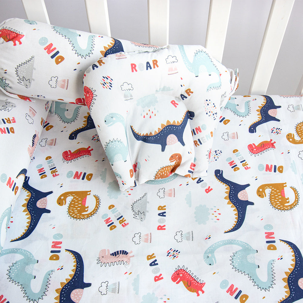 Super Value Bedding Set - Dino Friend & Doodle Circles (Set Of 11)