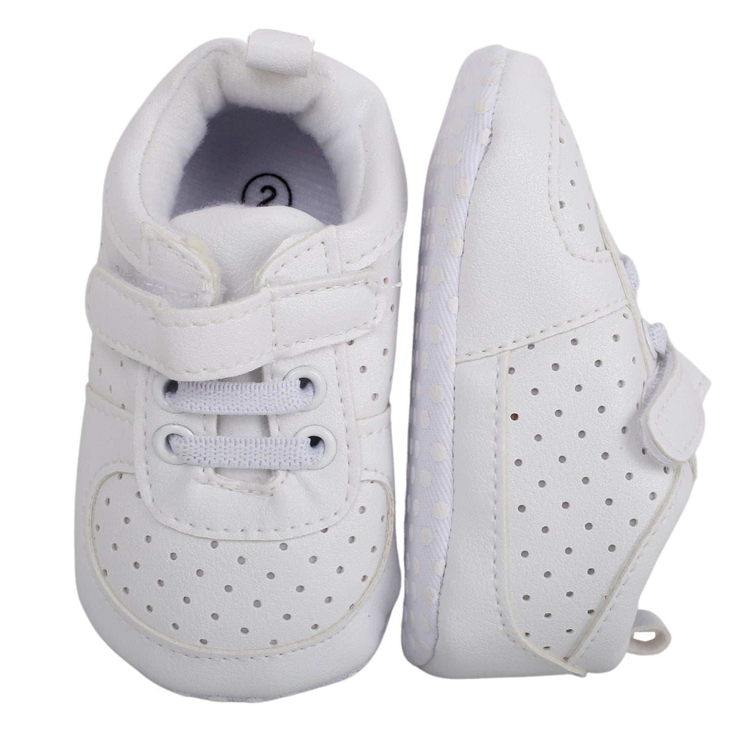 Baby Moo Matte White Sneakers