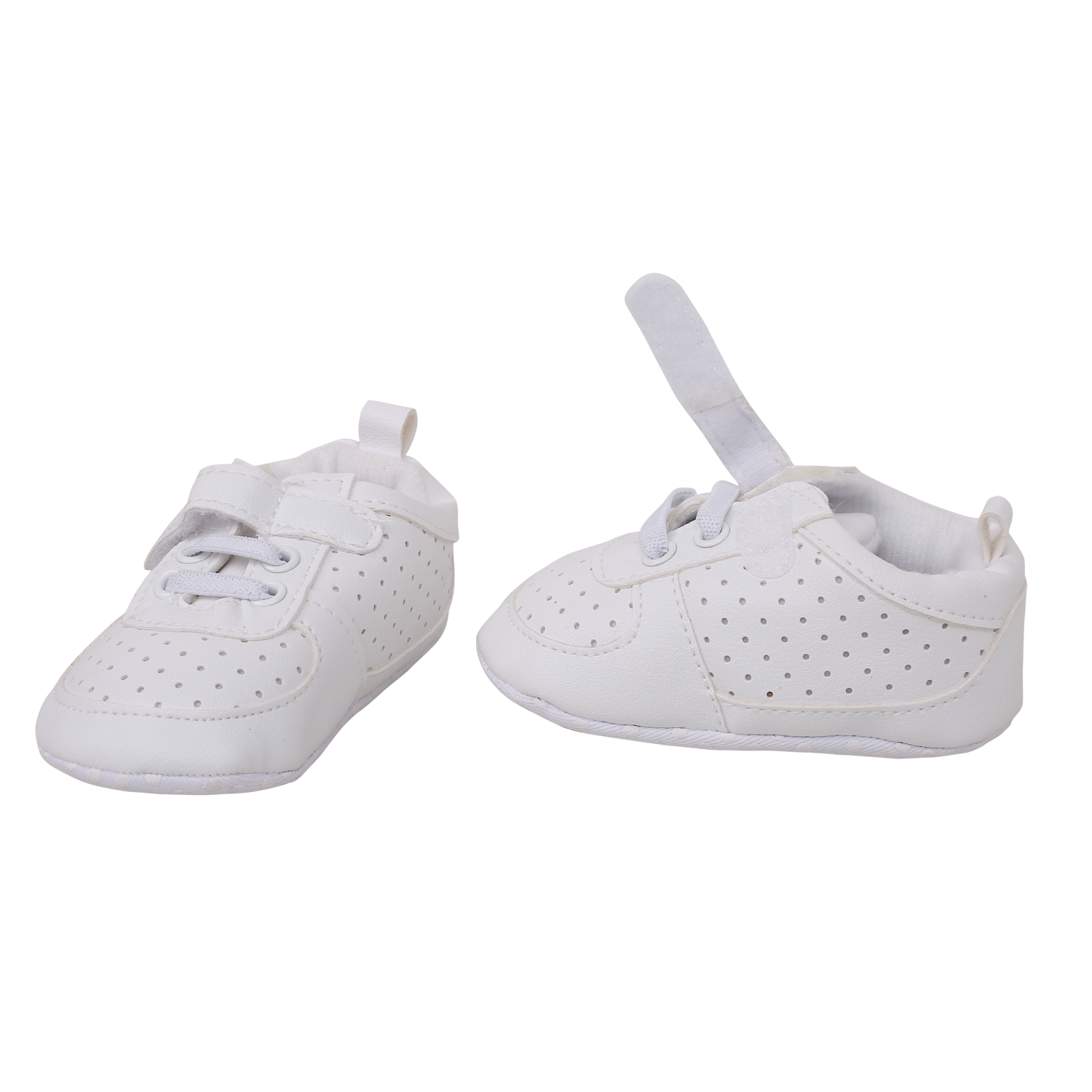 Baby Moo Matte White Sneakers