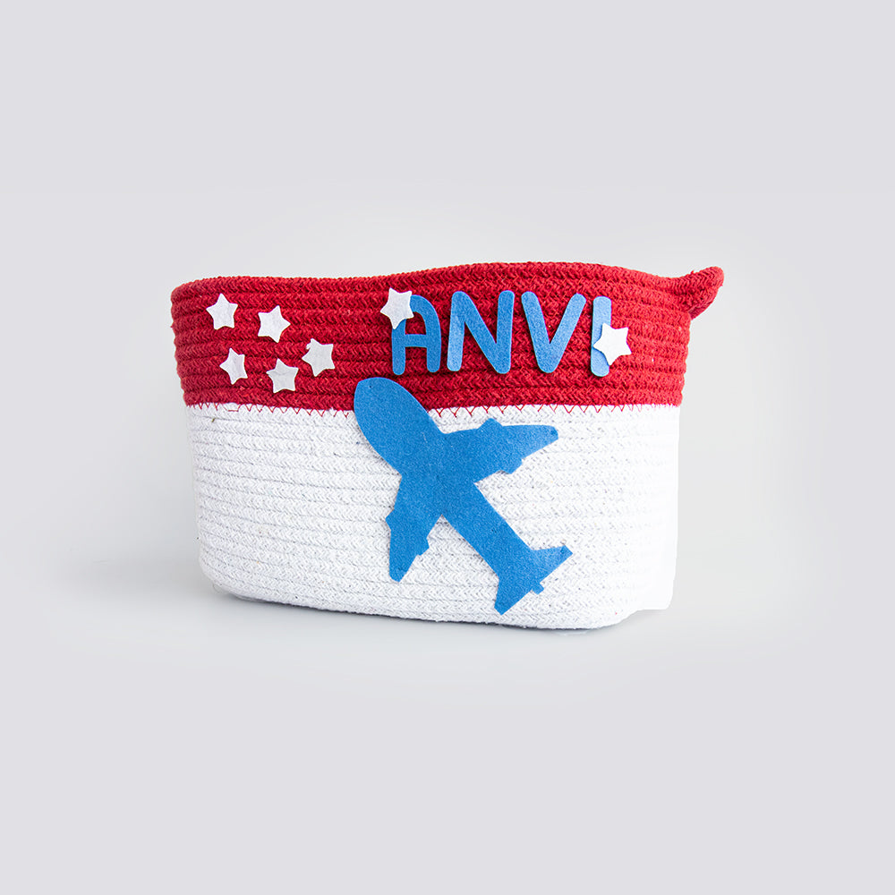 Personalised Return Gift Collection - Lil Travellers (Storage Basket & Wall Frame)