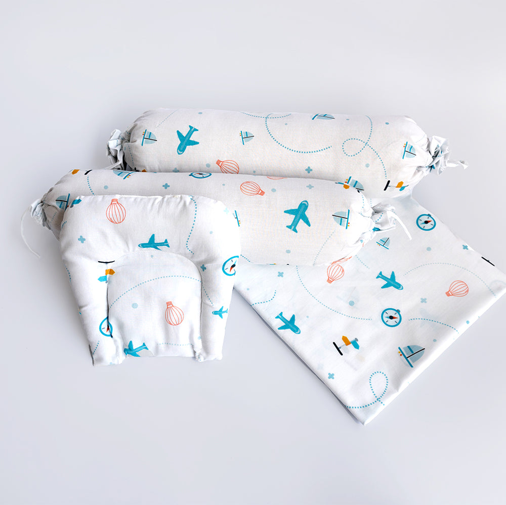 Lil Travellers - Cot Bedsheet Set